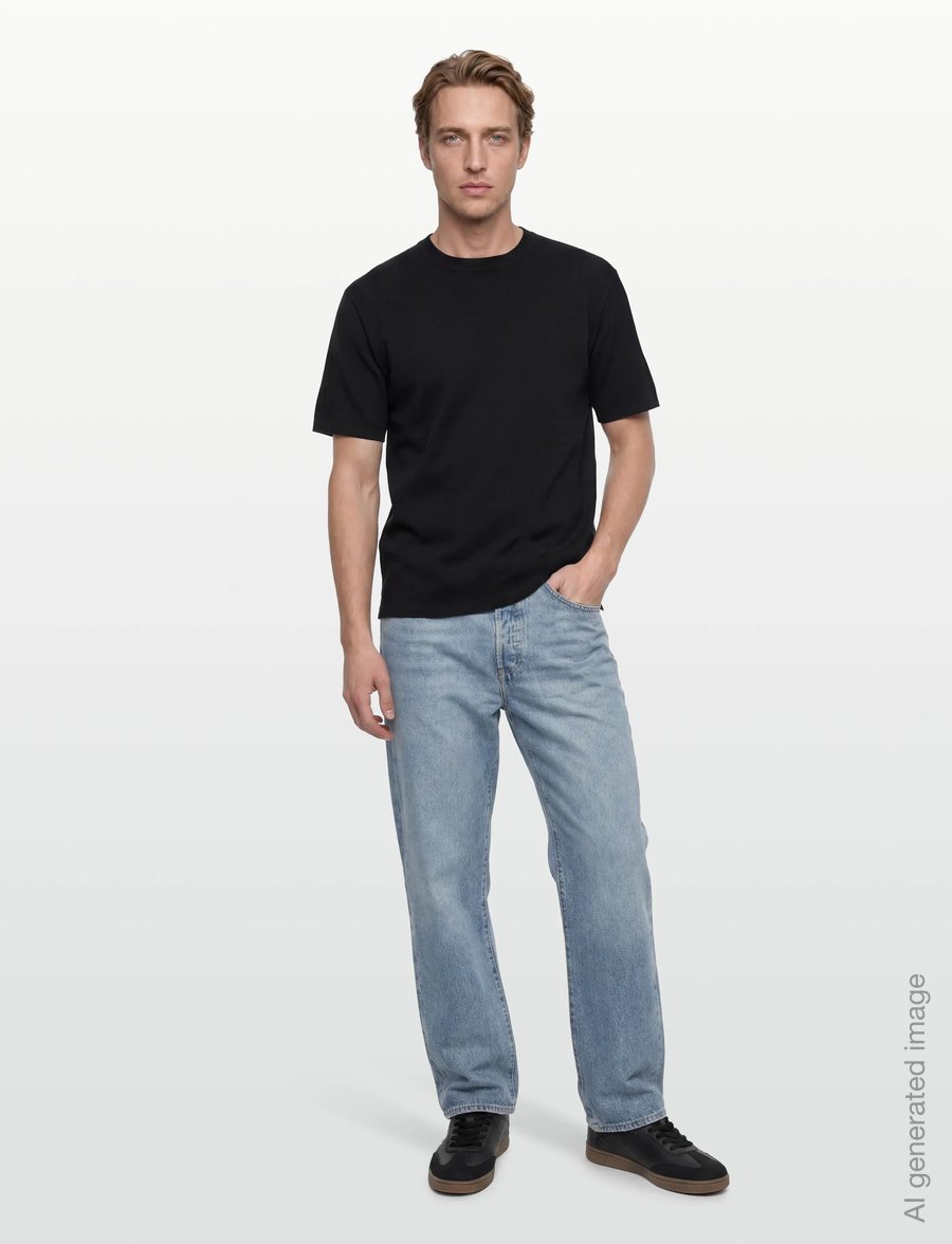 Filippa K - Milano Knit T-Shirt - short-sleeved t-shirts - navy - 0