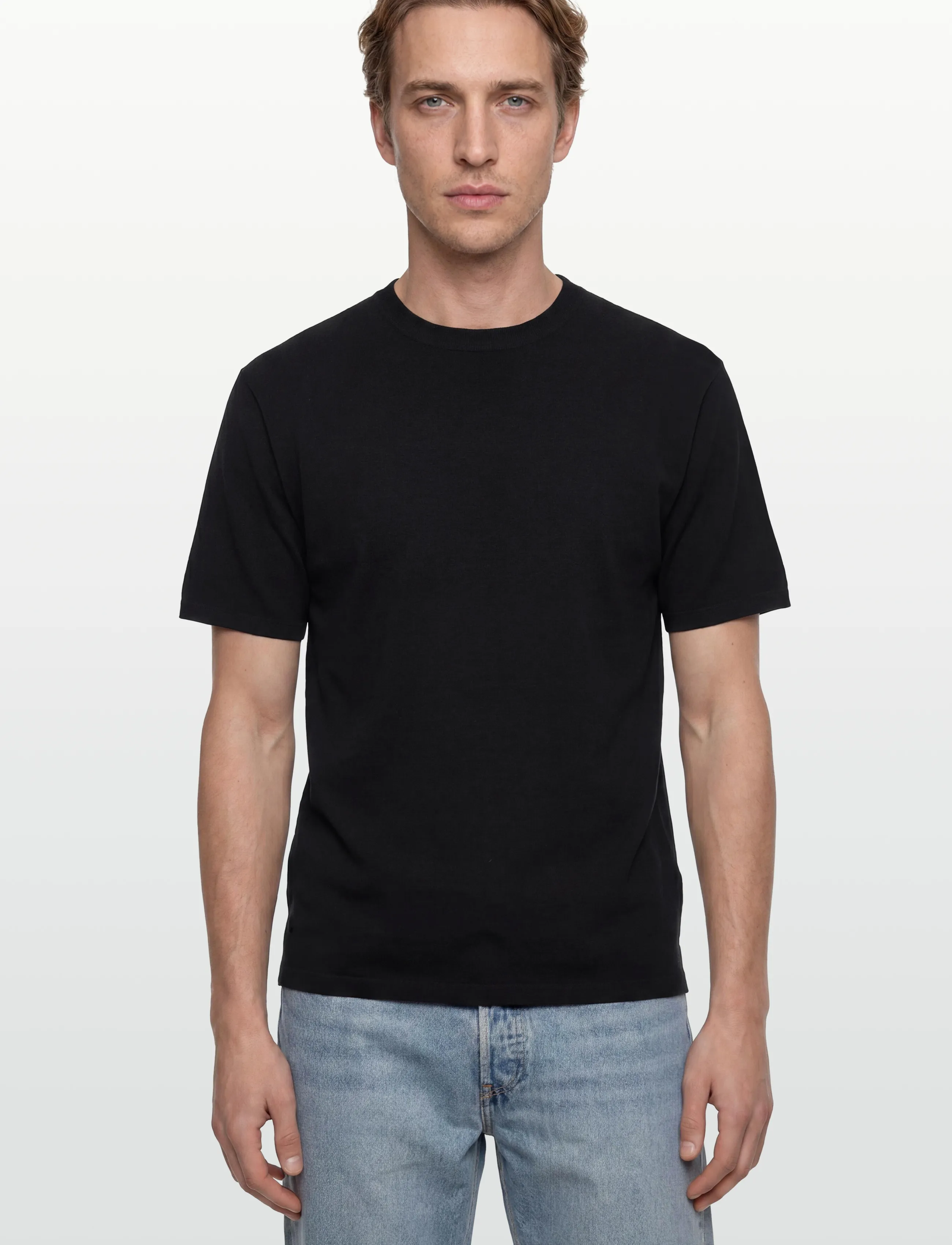 Filippa K - Milano Knit T-Shirt - lühikeste varrukatega t-särgid - navy - 3