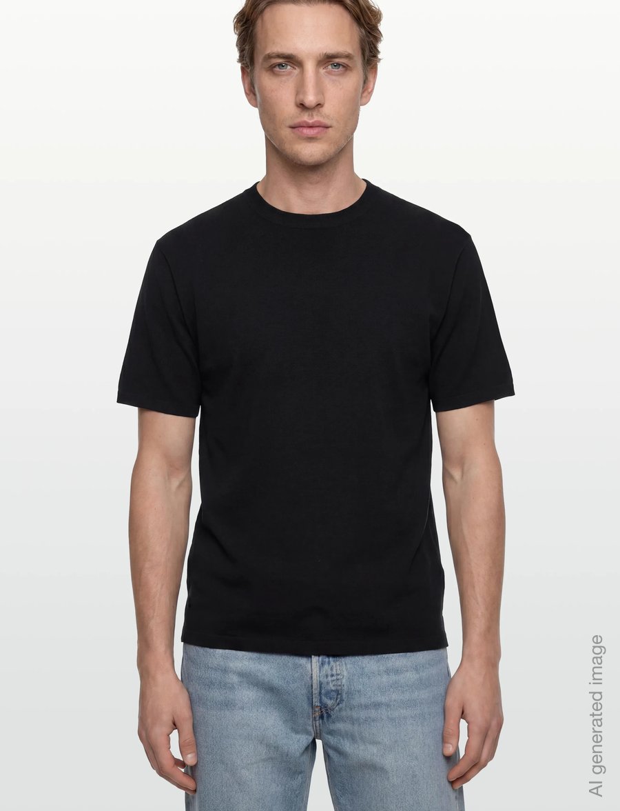 Filippa K - Milano Knit T-Shirt - short-sleeved t-shirts - navy - 3