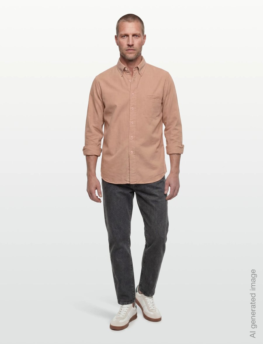 Filippa K - Zack Shirt - basic-hemden - cashmere beige - 0