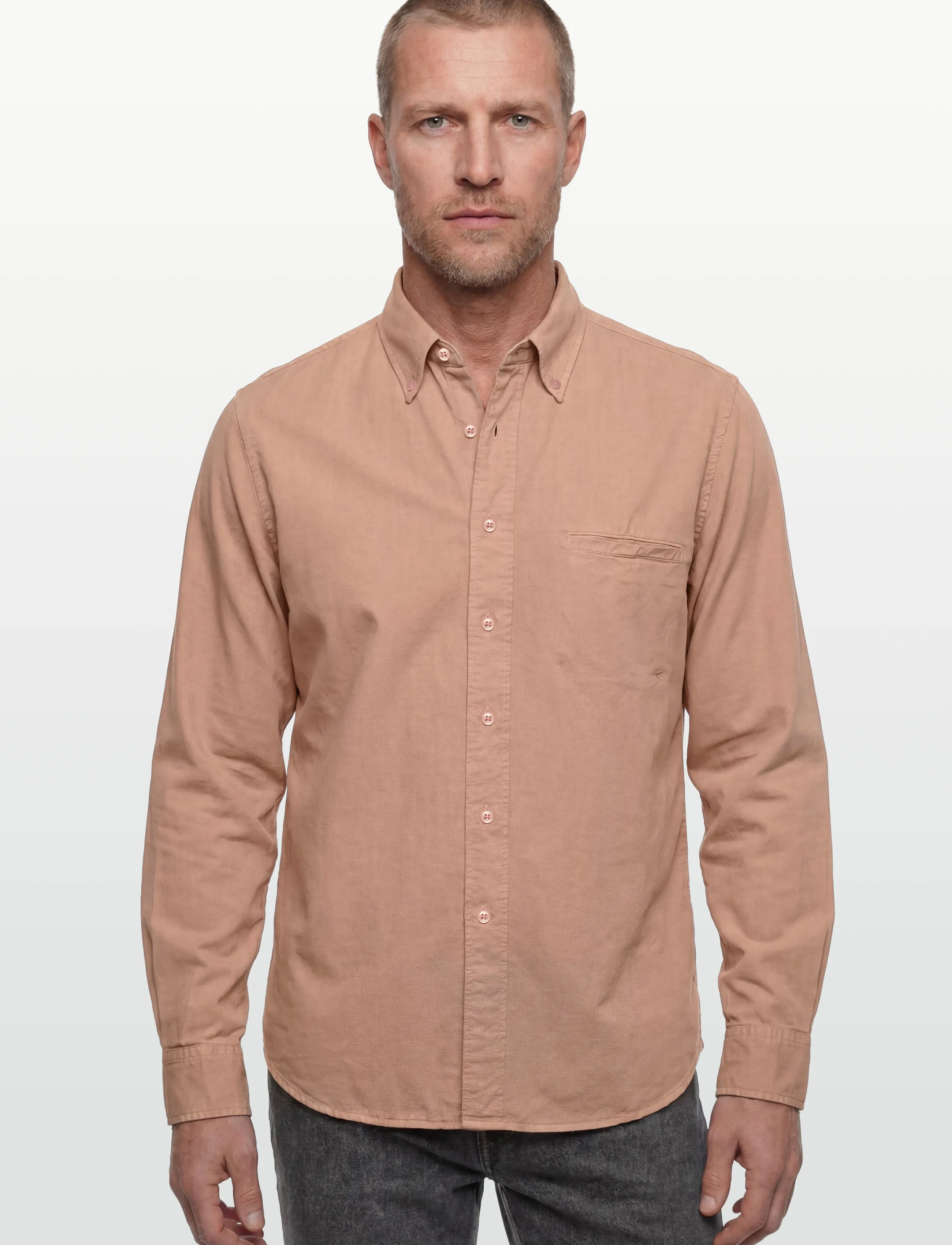 Filippa K - Zack Shirt - tavalised t-särgid - cashmere beige - 3