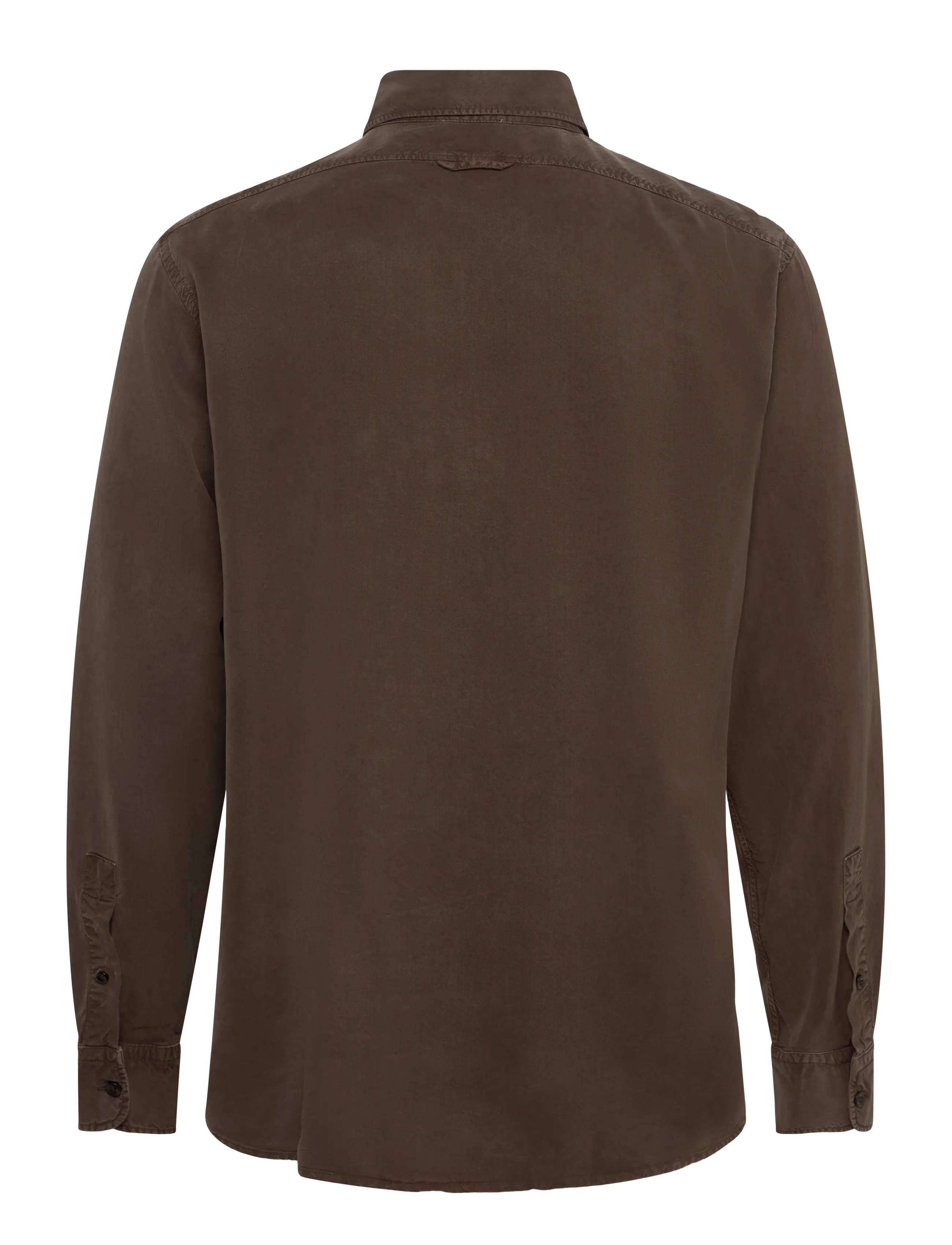 Filippa K - Zack Shirt - peruskauluspaidat - dark chocolate - 1