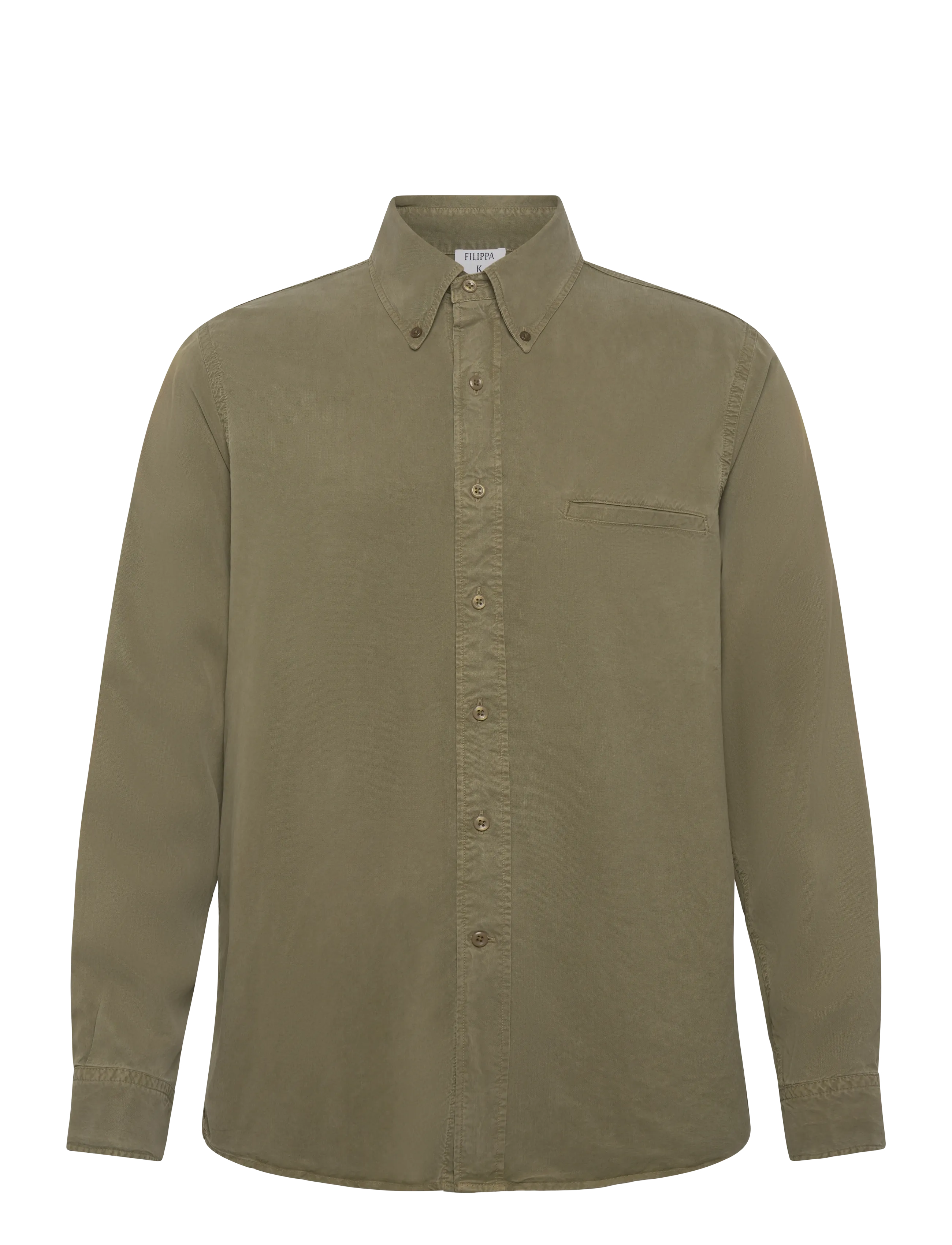 FILIPPA K Zack Shirt Khaki - 48 - Herren