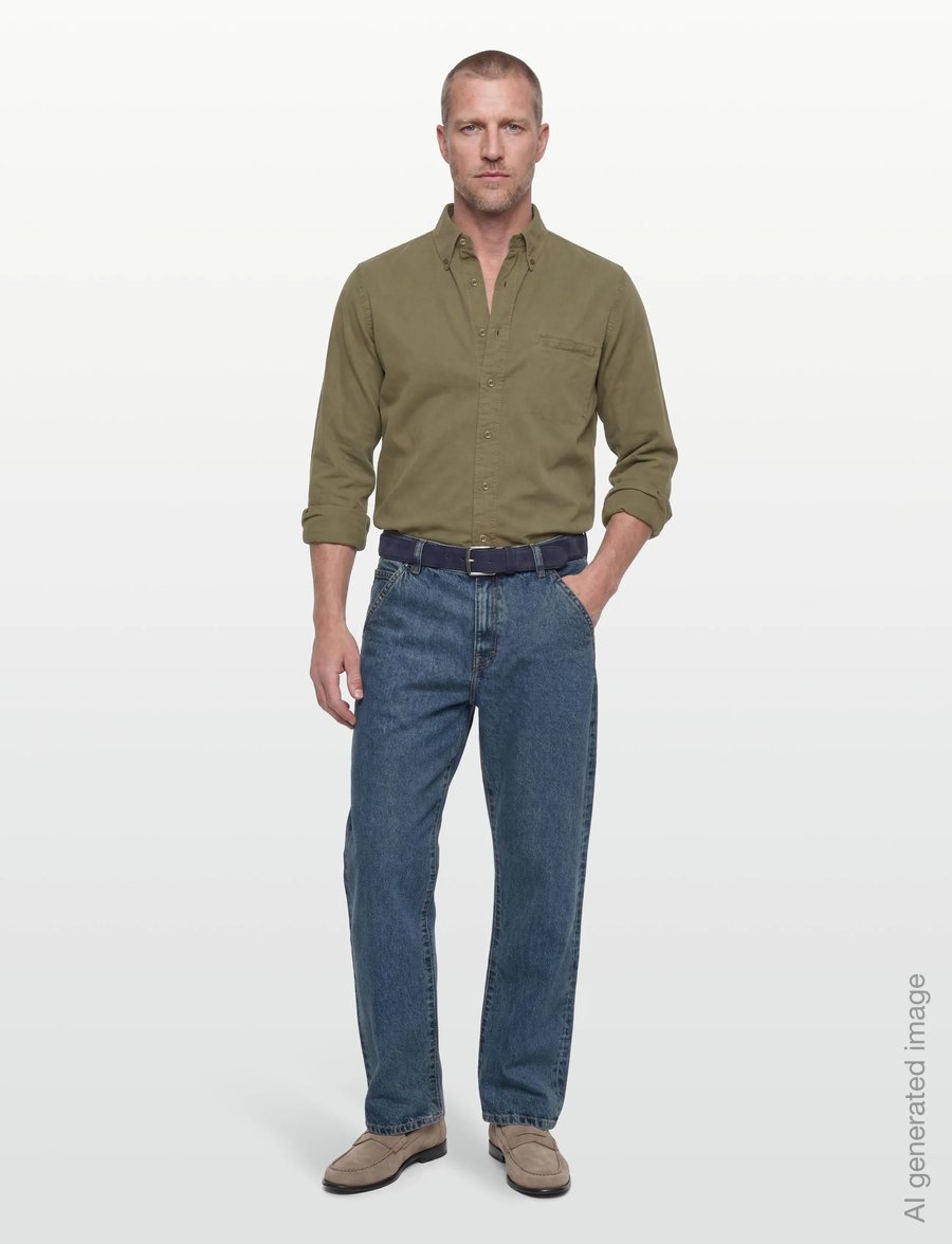 Filippa K - Zack Shirt - basic shirts - laurel green - 0
