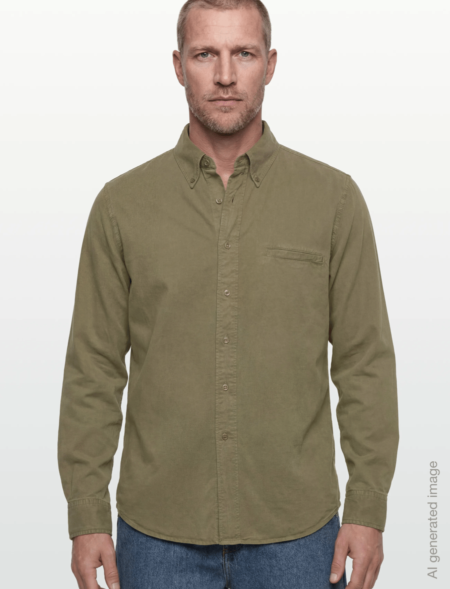 Filippa K - Zack Shirt - basic shirts - laurel green - 3