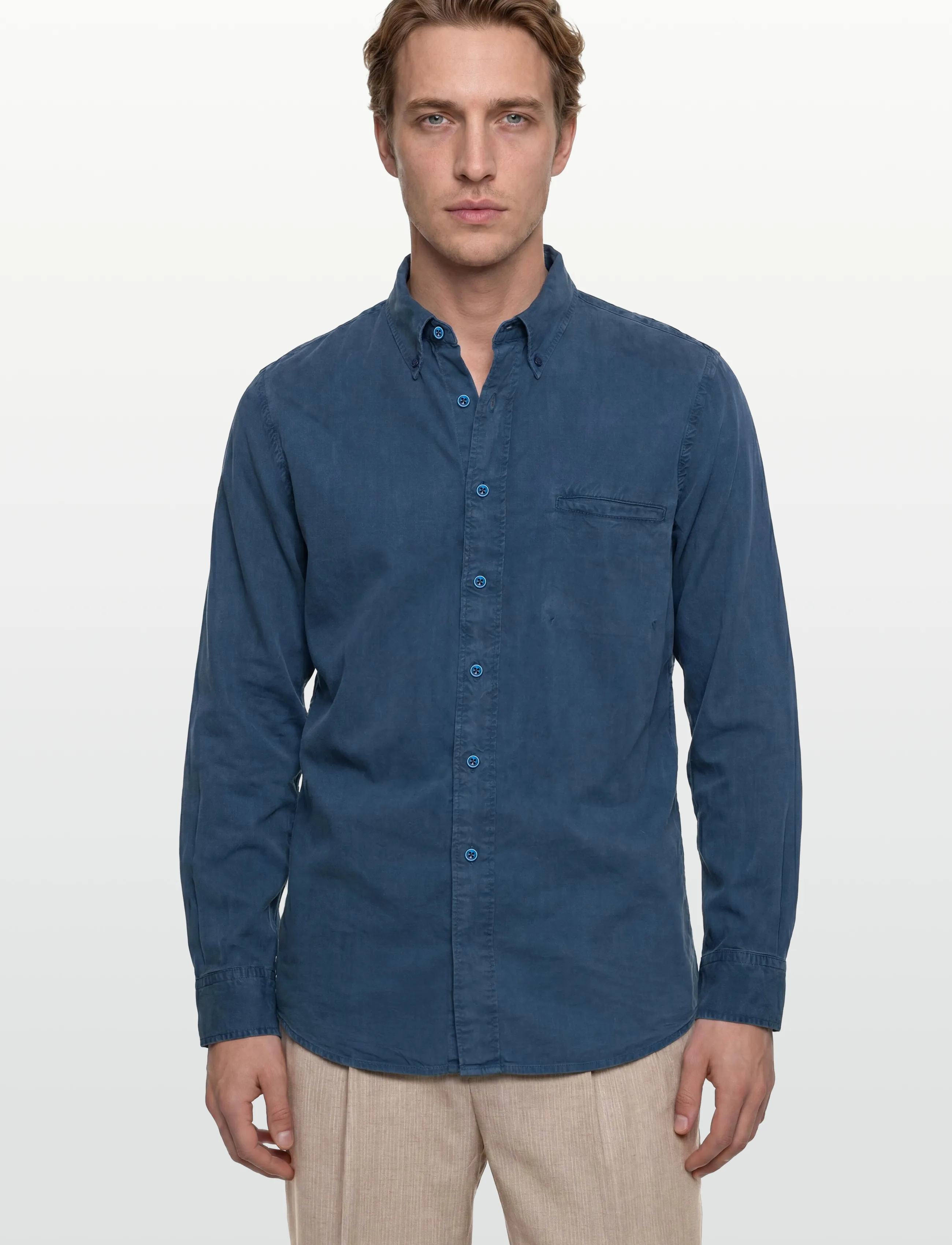 Filippa K - Zack Shirt - basic skjortor - night teal - 3