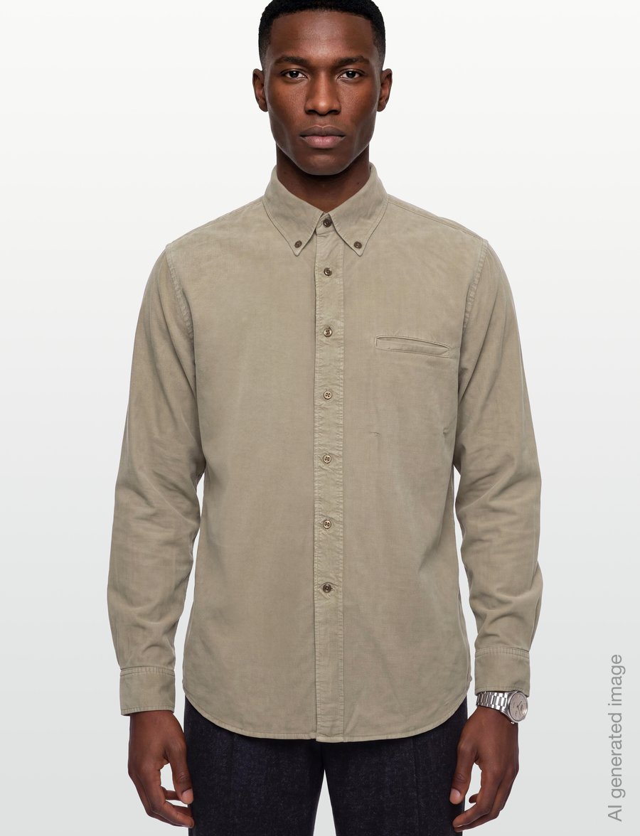 Filippa K - Zack Shirt - tavalised t-särgid - stone taupe - 3