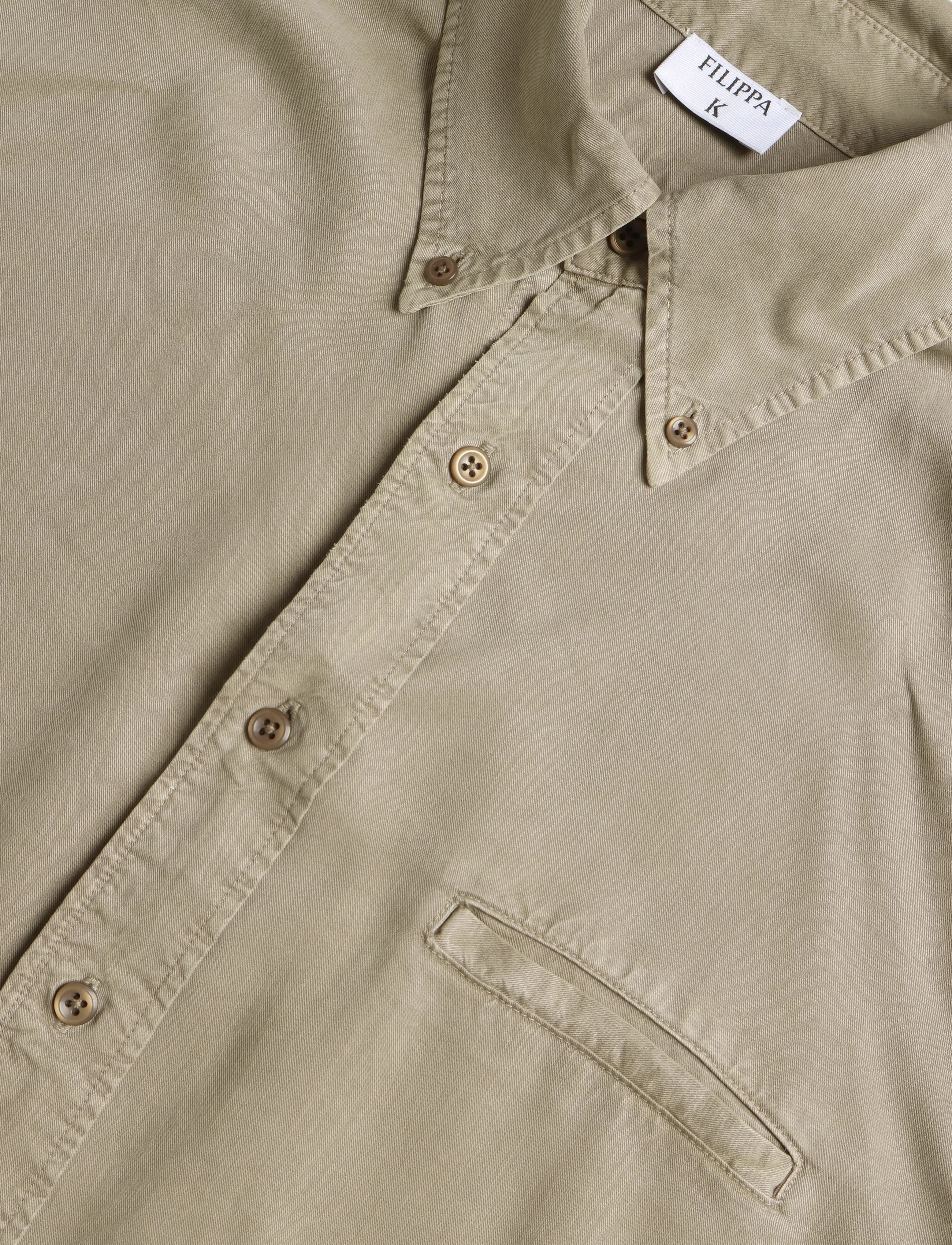Filippa K - Zack Shirt - basic shirts - stone taupe - 2