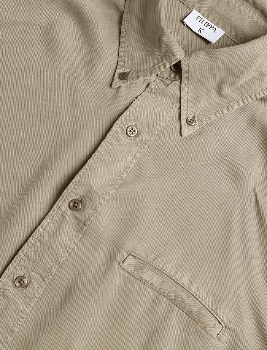 Filippa K - Zack Shirt - tavalised t-särgid - stone taupe - 5