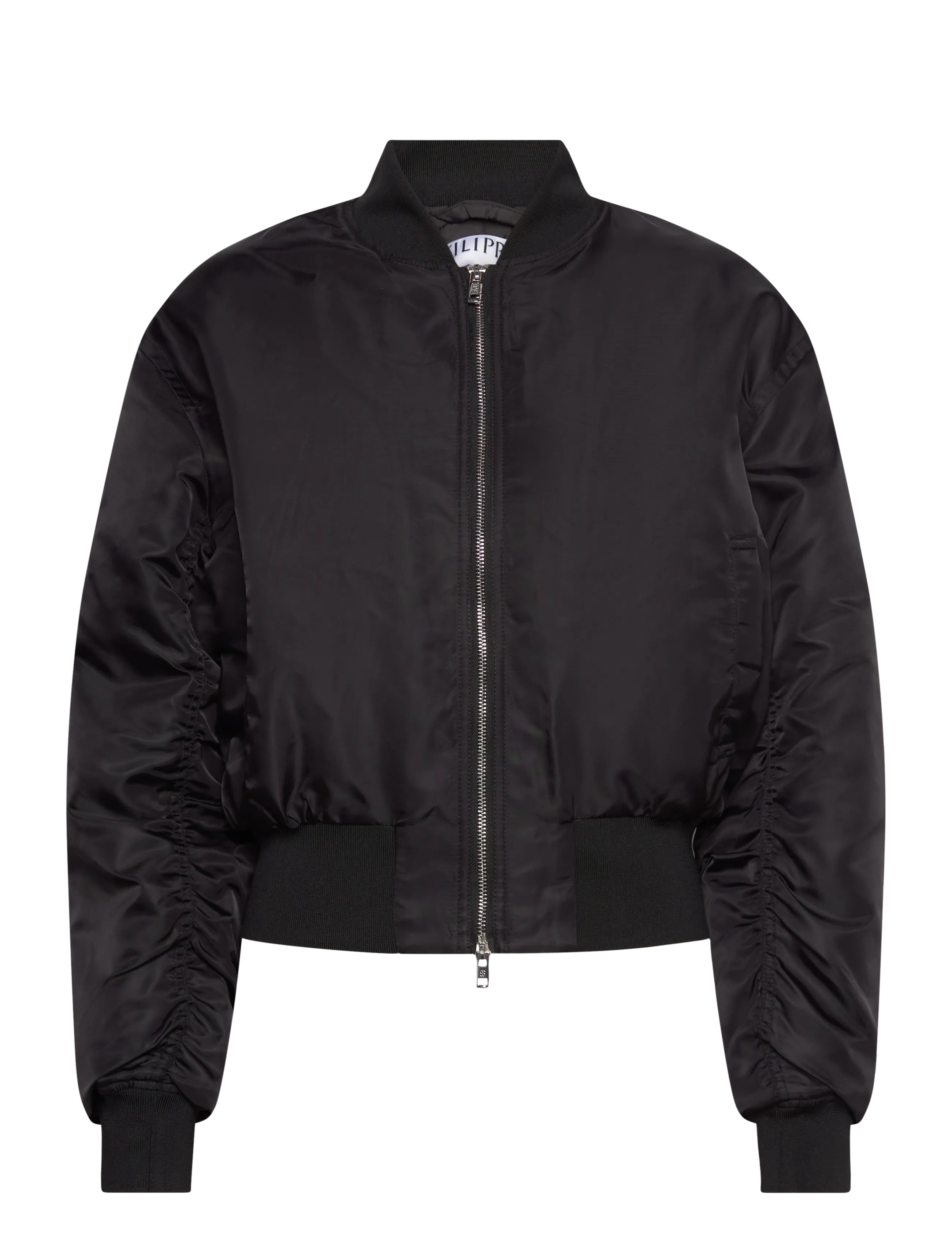 Filippa K Nylon Zip Jacket - Bomberjacken - BLACK / black