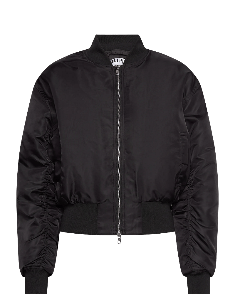 Filippa K - Nylon Zip Jacket - frühlingsjacken - black - 1