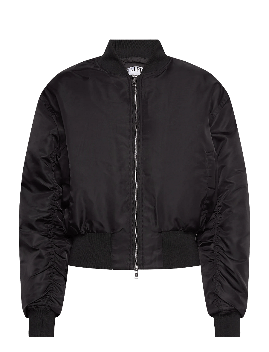 Filippa K - Nylon Zip Jacket - frühlingsjacken - black - 1