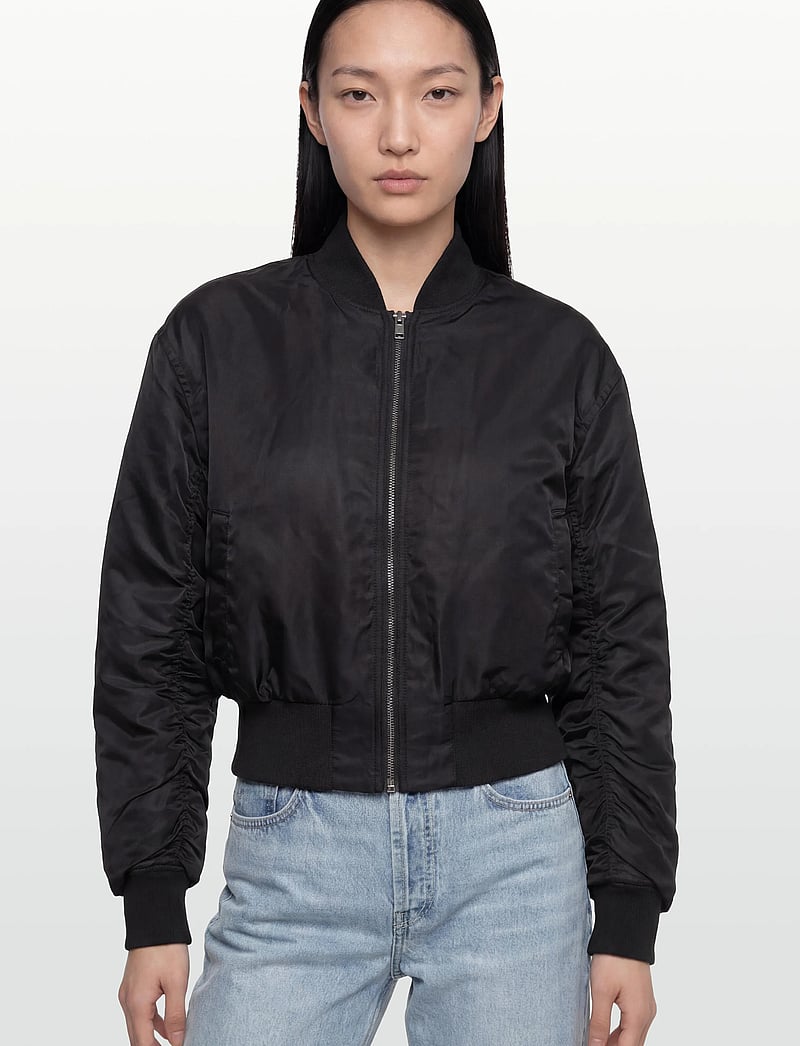 Filippa K - Nylon Zip Jacket - frühlingsjacken - black - 3