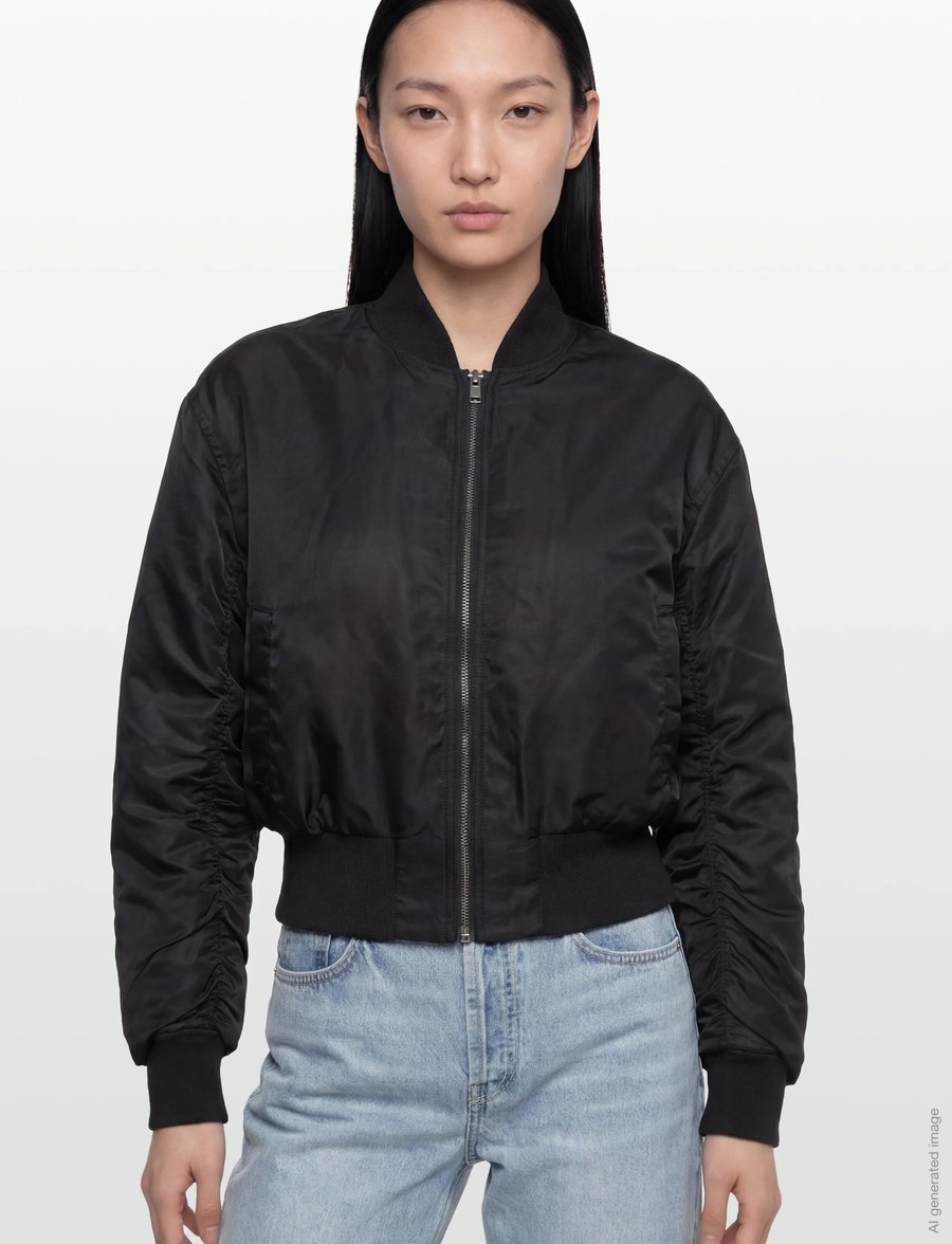 Filippa K - Nylon Zip Jacket - frühlingsjacken - black - 3