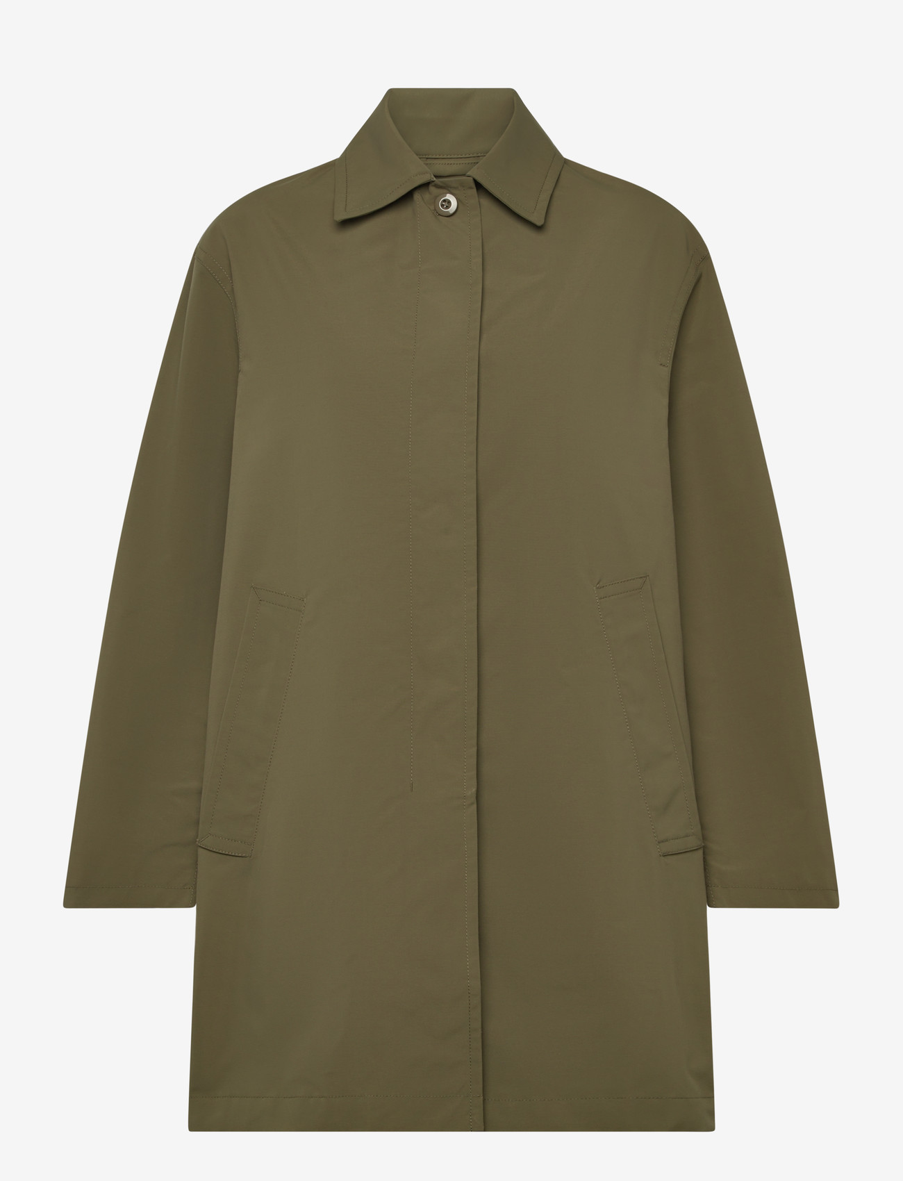 Filippa K - Cassie Car Coat - trenchcoats - laurel green - 0