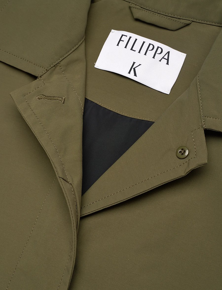 Filippa K - Cassie Car Coat - trench coats - laurel green - 2