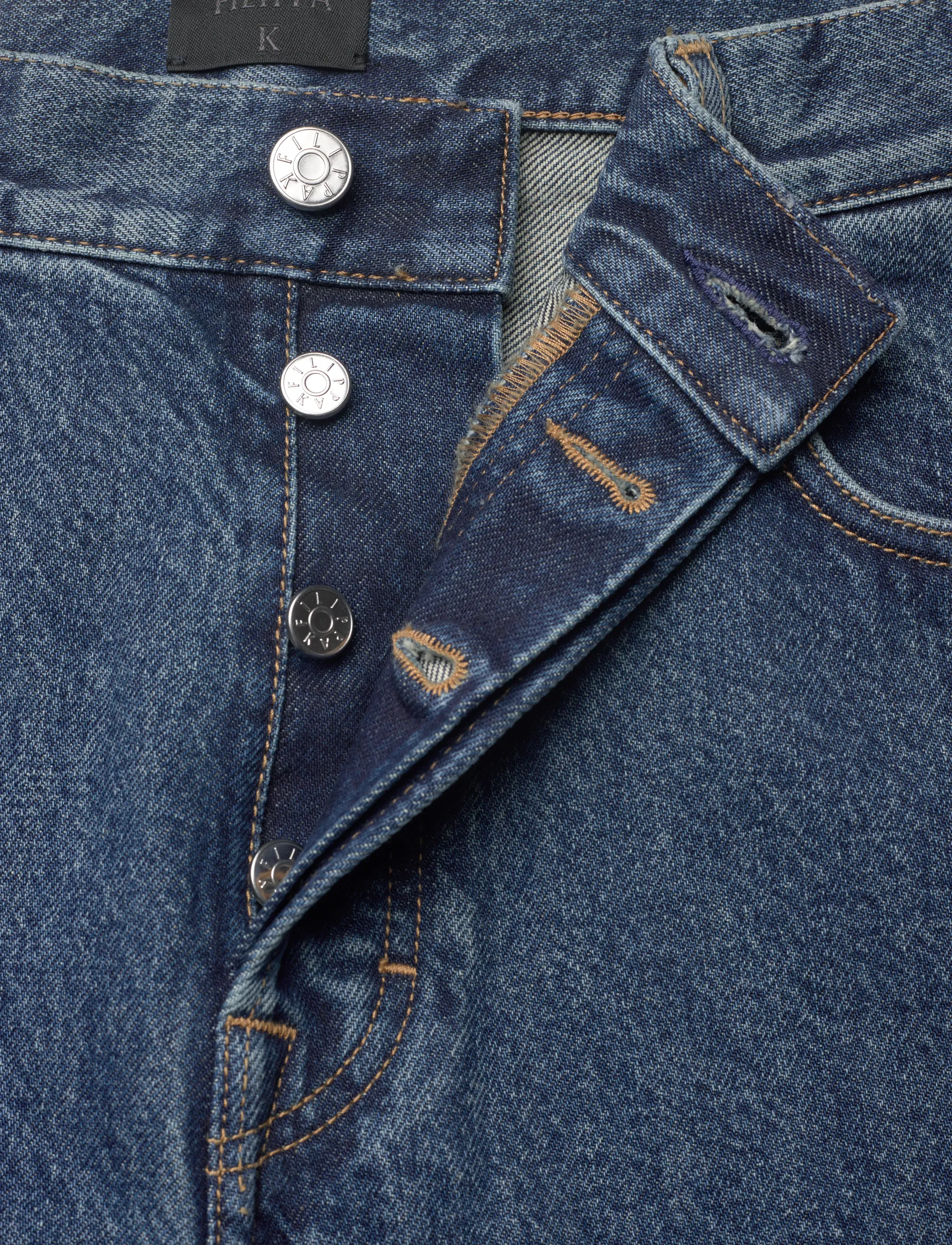 Filippa K - Classic Cut Jeans - regular jeans - washed mid blue - 3