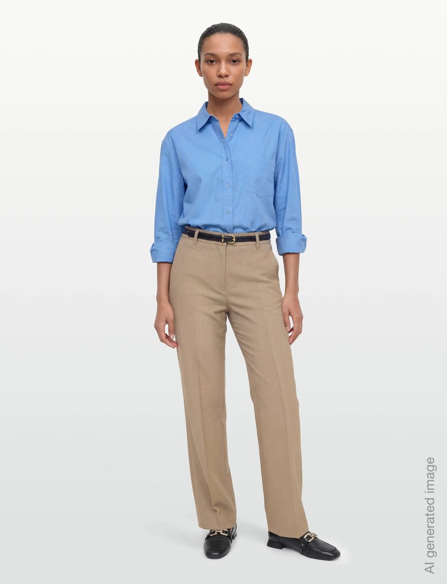 Filippa K - Harlow Trousers - pidulikud püksid - light driftwood melange - 0