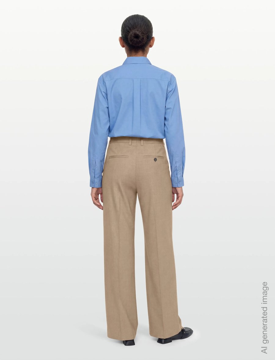 Filippa K - Harlow Trousers - pidulikud püksid - light driftwood melange - 4