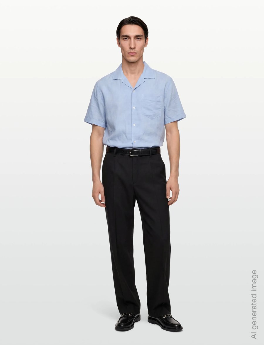 Filippa K - Hector Wool Trousers - formal trousers - black - 0