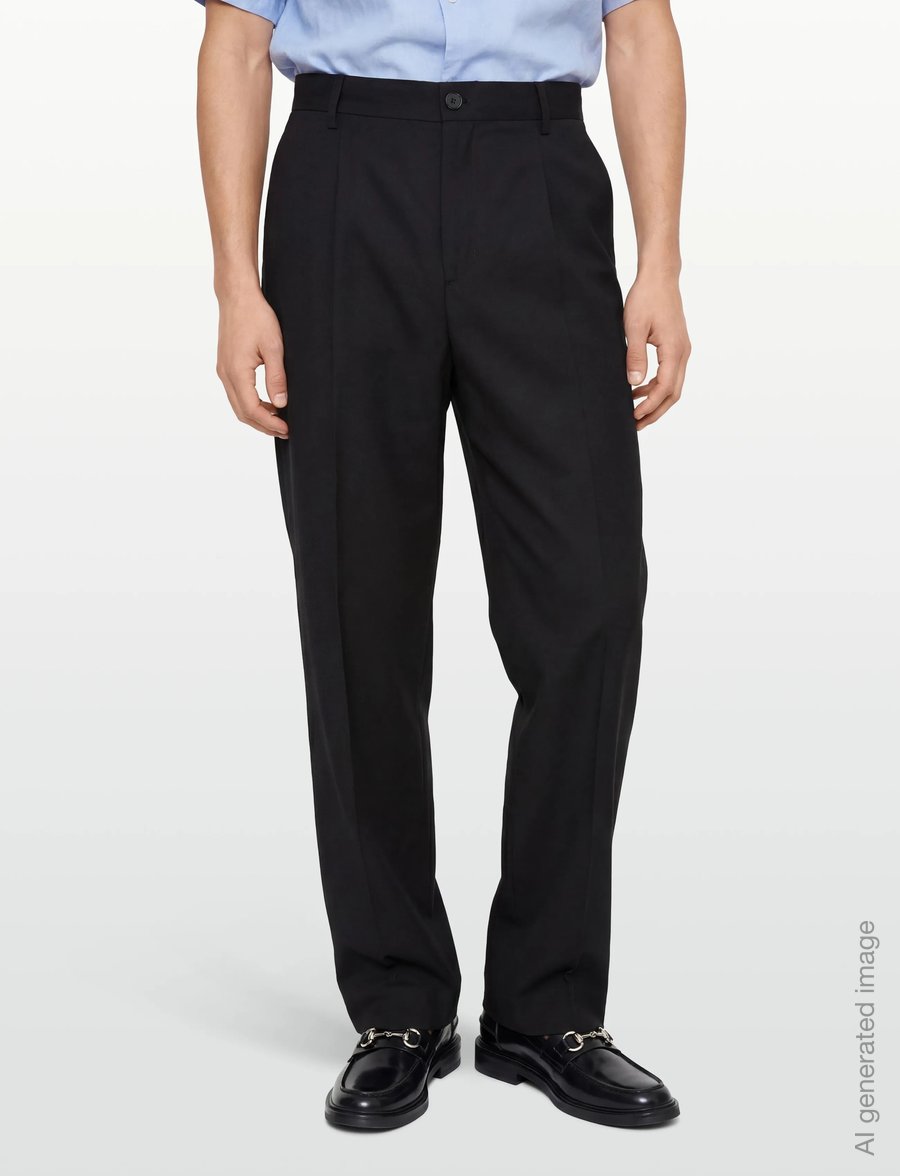 Filippa K - Hector Wool Trousers - formal trousers - black - 3