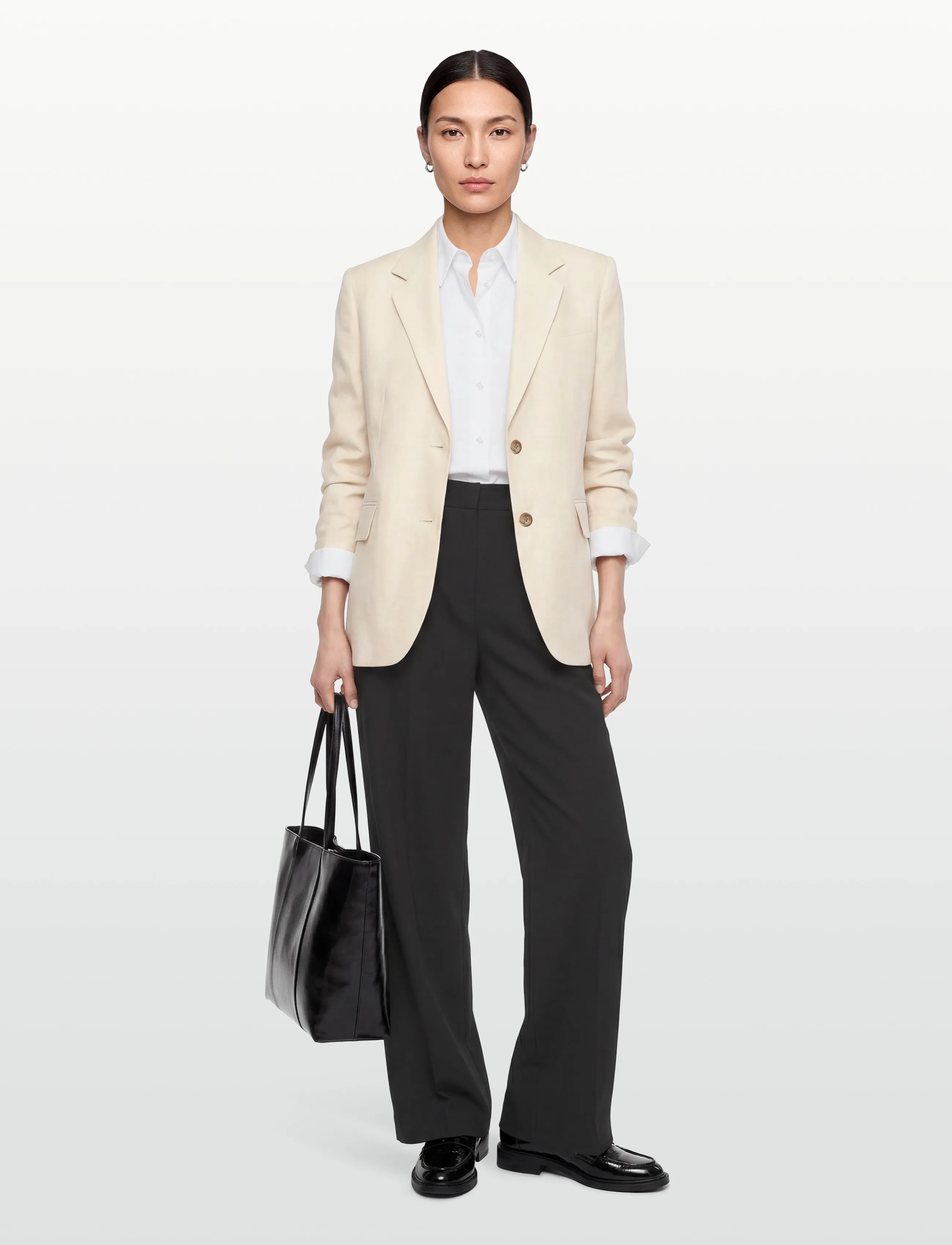 Filippa K - Delilah Linen Blazer - einreihige blazer - cream white - 0