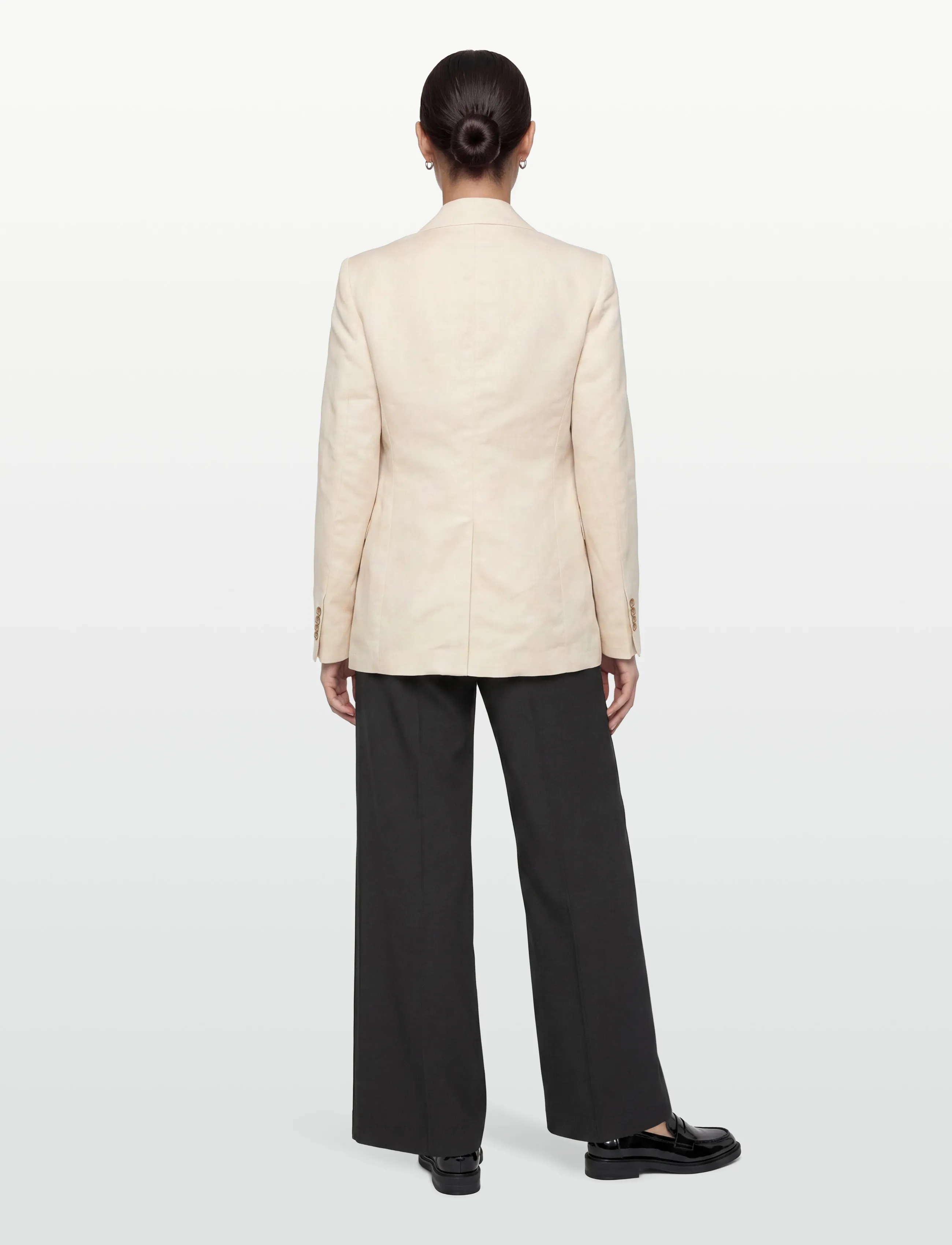 Filippa K - Delilah Linen Blazer - einreihige blazer - cream white - 4