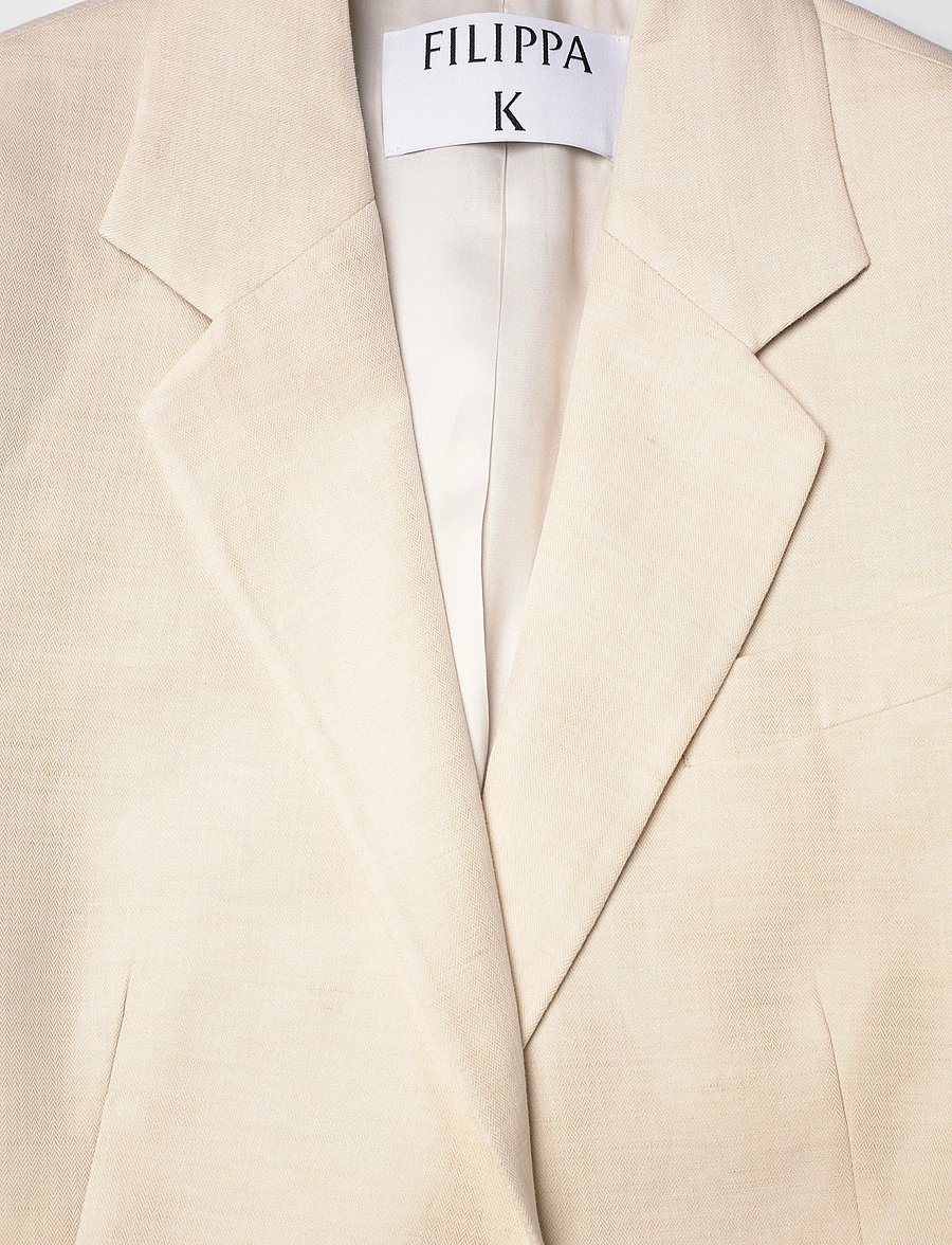 Filippa K - Delilah Linen Blazer - einreihige blazer - cream white - 2