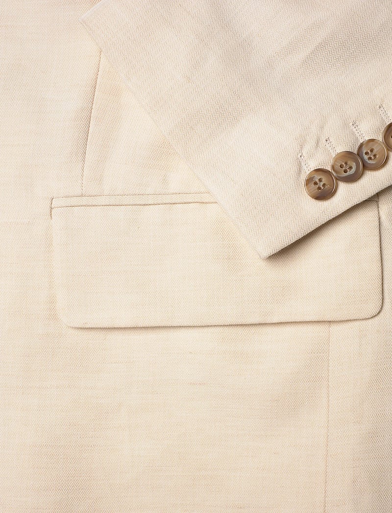 Filippa K - Delilah Linen Blazer - Ühes joones nööpidega bleiserid - cream white - 3