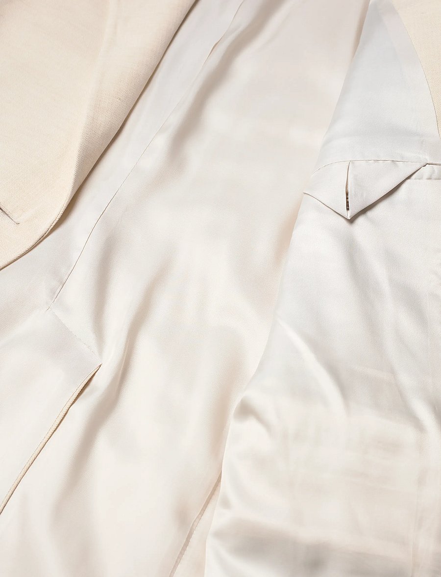 Filippa K - Delilah Linen Blazer - einreihige blazer - cream white - 4