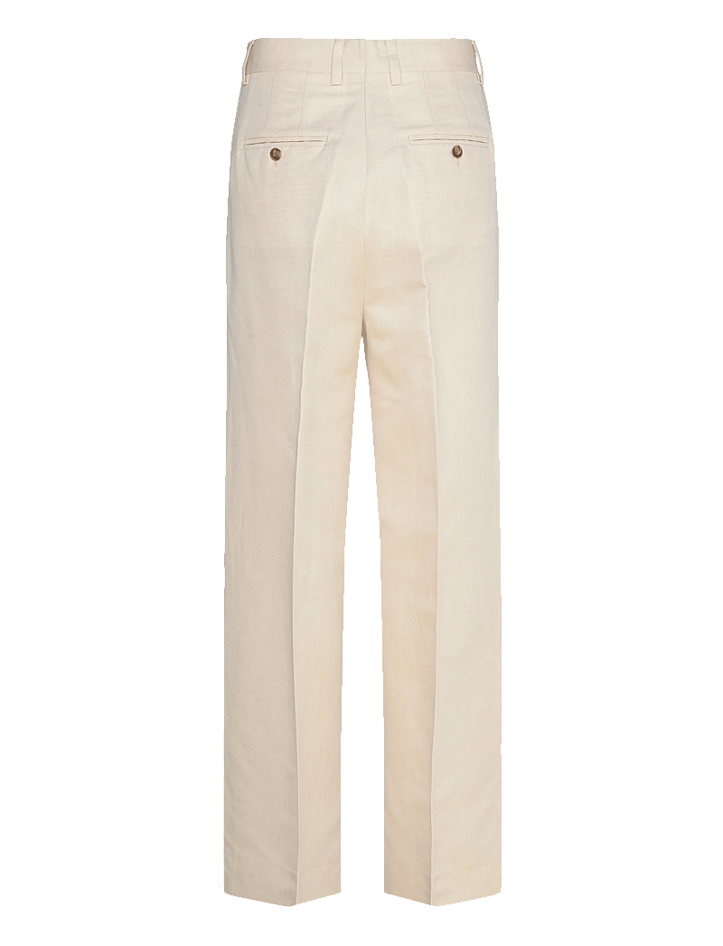 Filippa K - Darcey Linen Trousers - hørbukser - cream white - 1