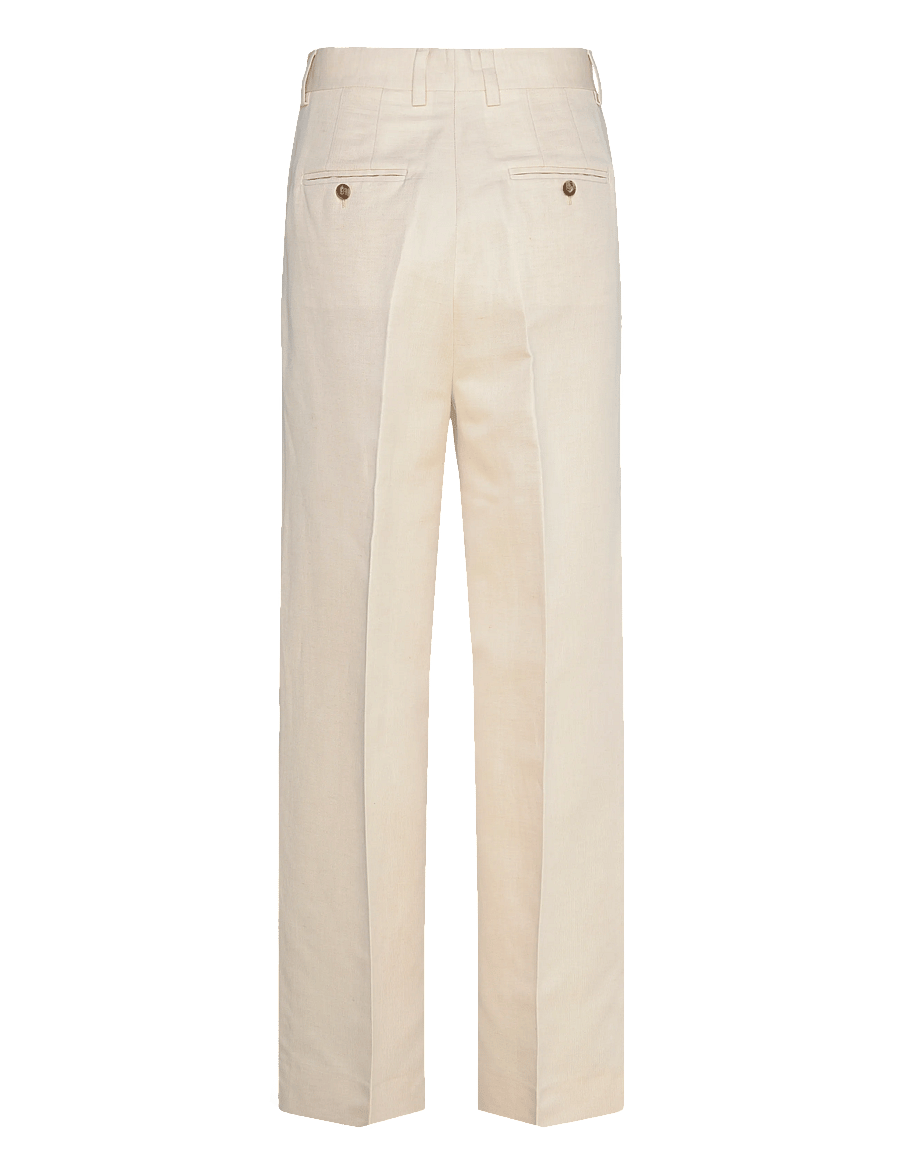 Filippa K - Darcey Linen Trousers - hørbukser - cream white - 2