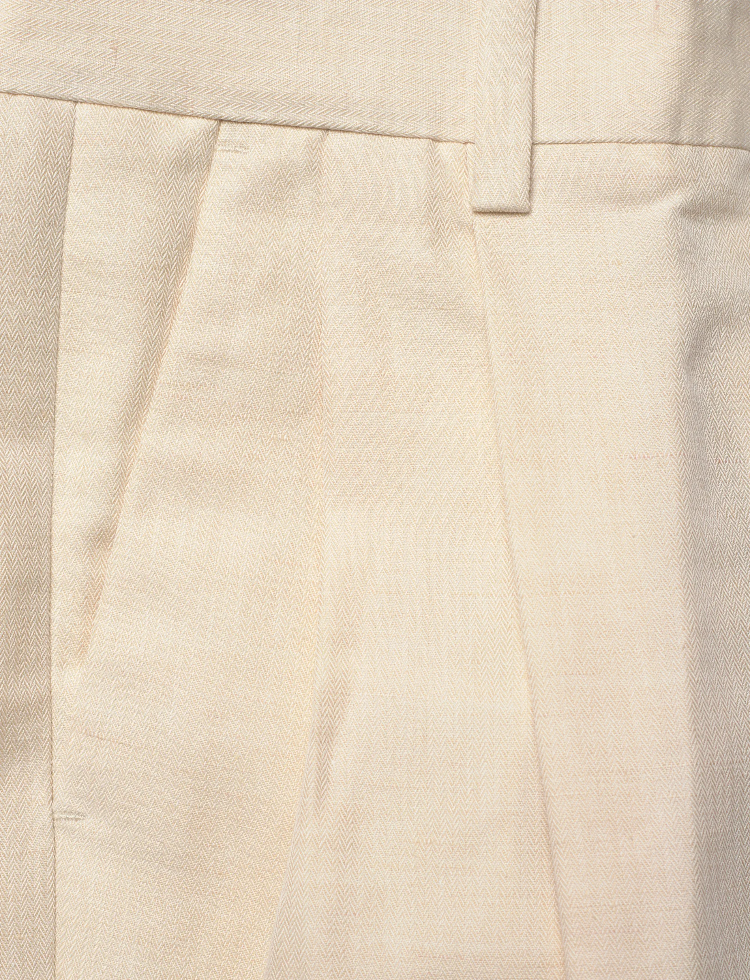 Filippa K - Darcey Linen Trousers - hørbukser - cream white - 5