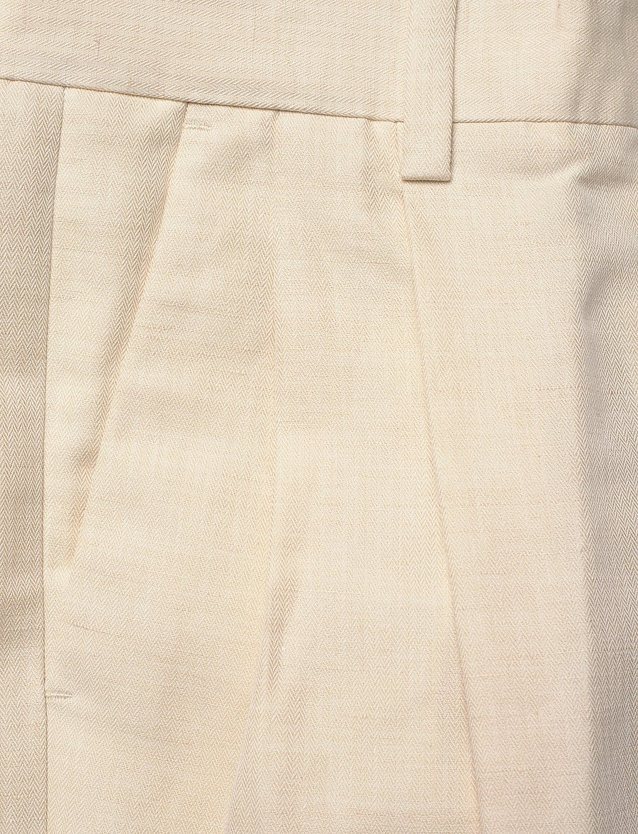 Filippa K - Darcey Linen Trousers - hørbukser - cream white - 5