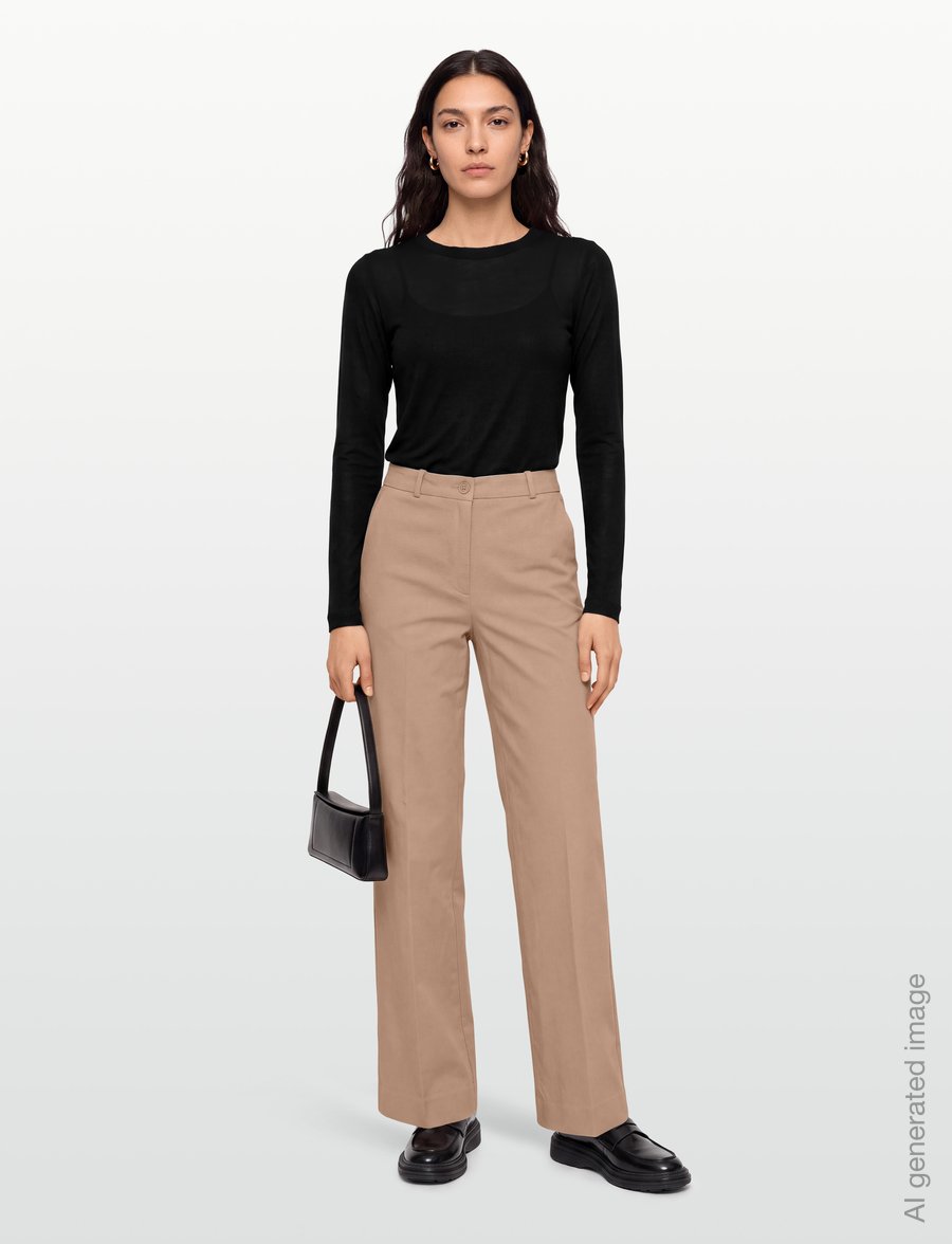 Filippa K - Scooped Longsleeve Top - langærmede toppe - black - 0