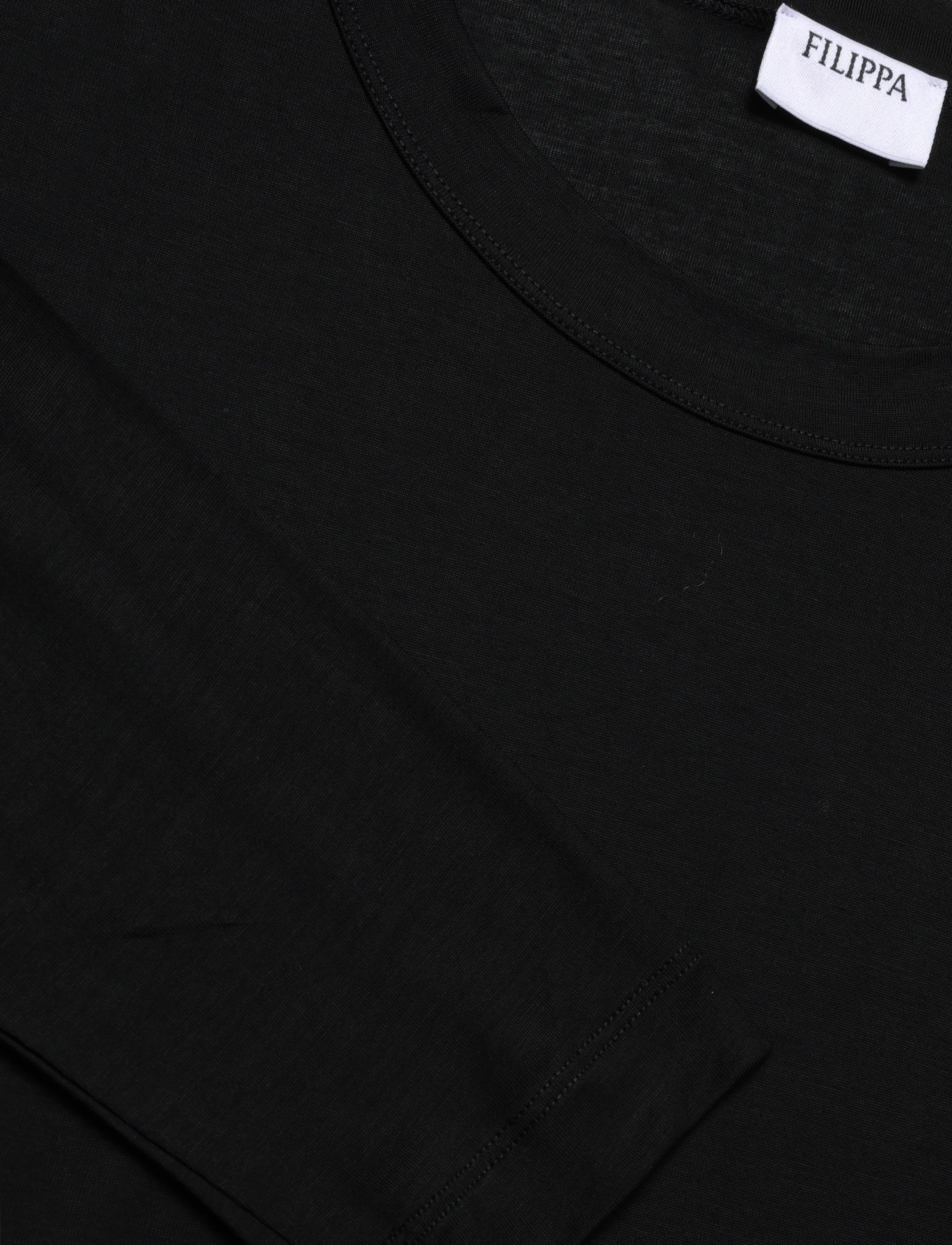 Filippa K - Scooped Longsleeve Top - black - 2