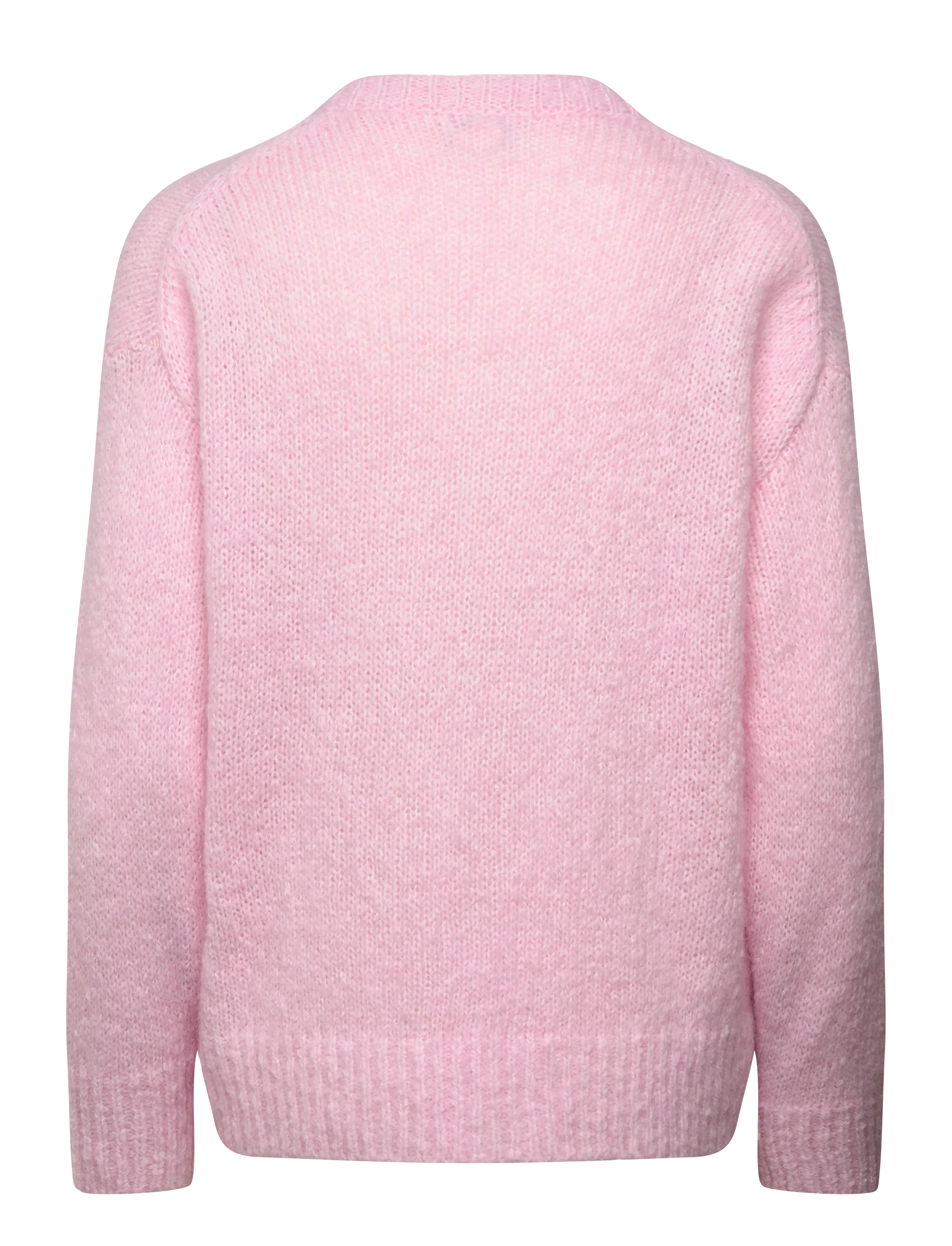 Filippa K - Hairy Alpaca V-Neck Sweater - light pink - 1