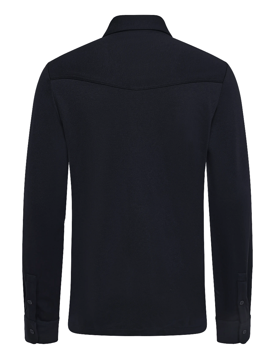 Filippa K - Jersey Pocket Shirt - casual hemden - black - 1