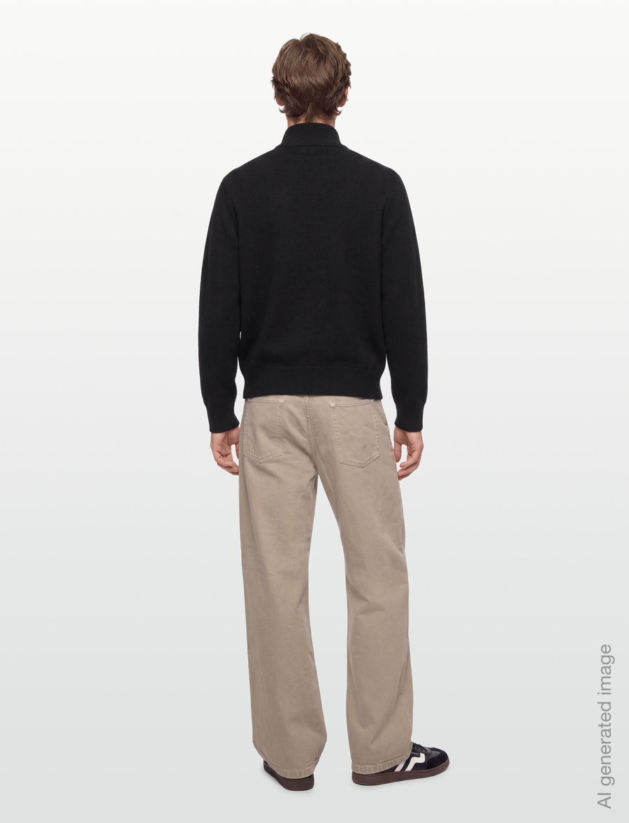 Filippa K - Felted Knit Overshirt - Überhemden - black - 4