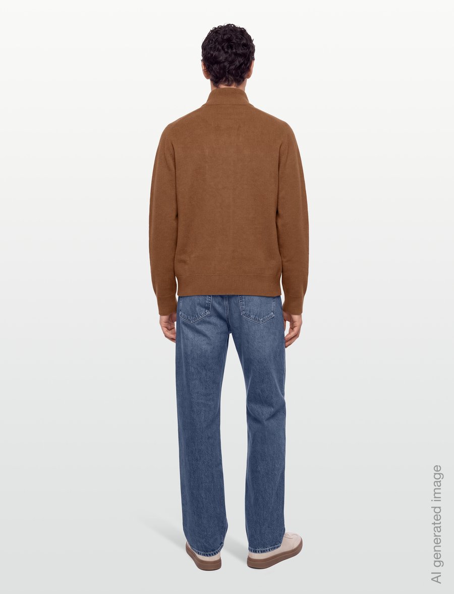 Filippa K - Felted Knit Overshirt - Überhemden - mid brown - 4