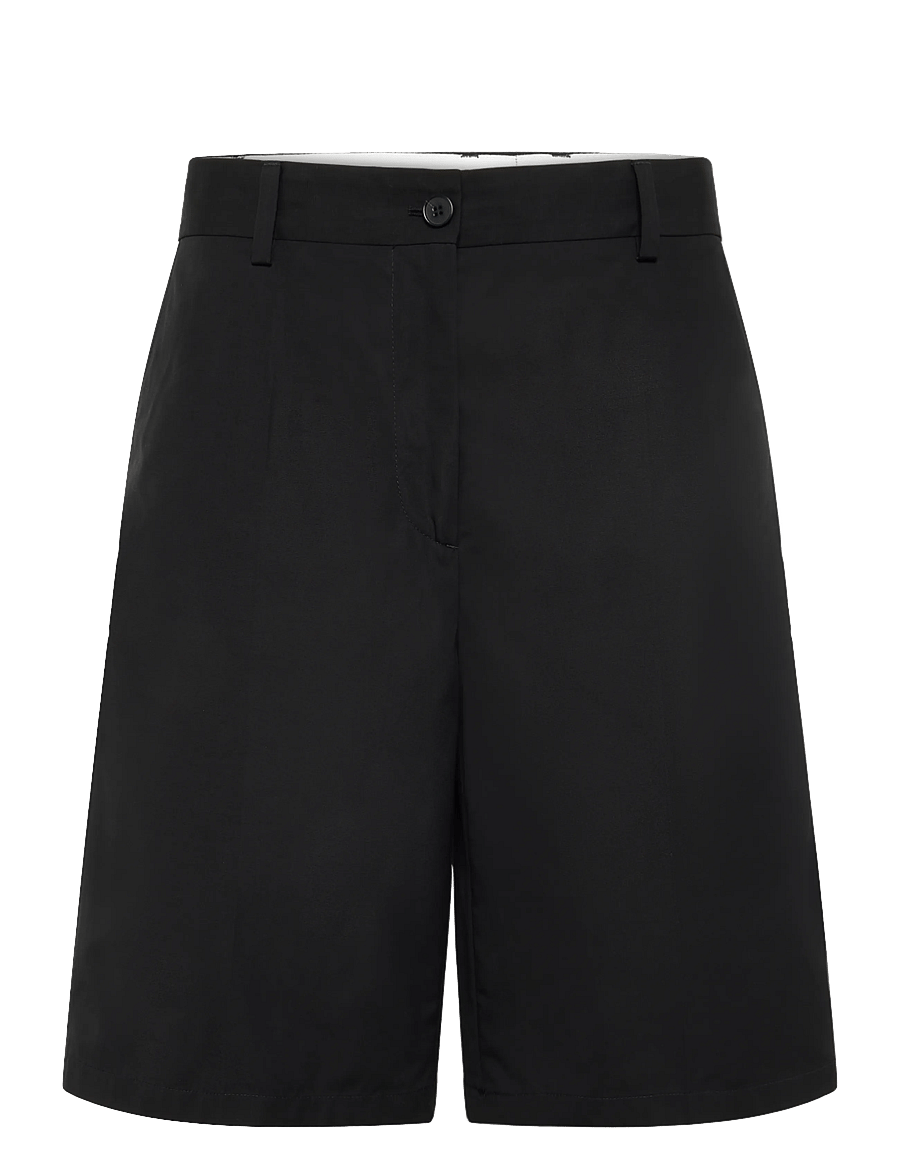 Filippa K - Claire Cotton Shorts - casual shorts - black - 0