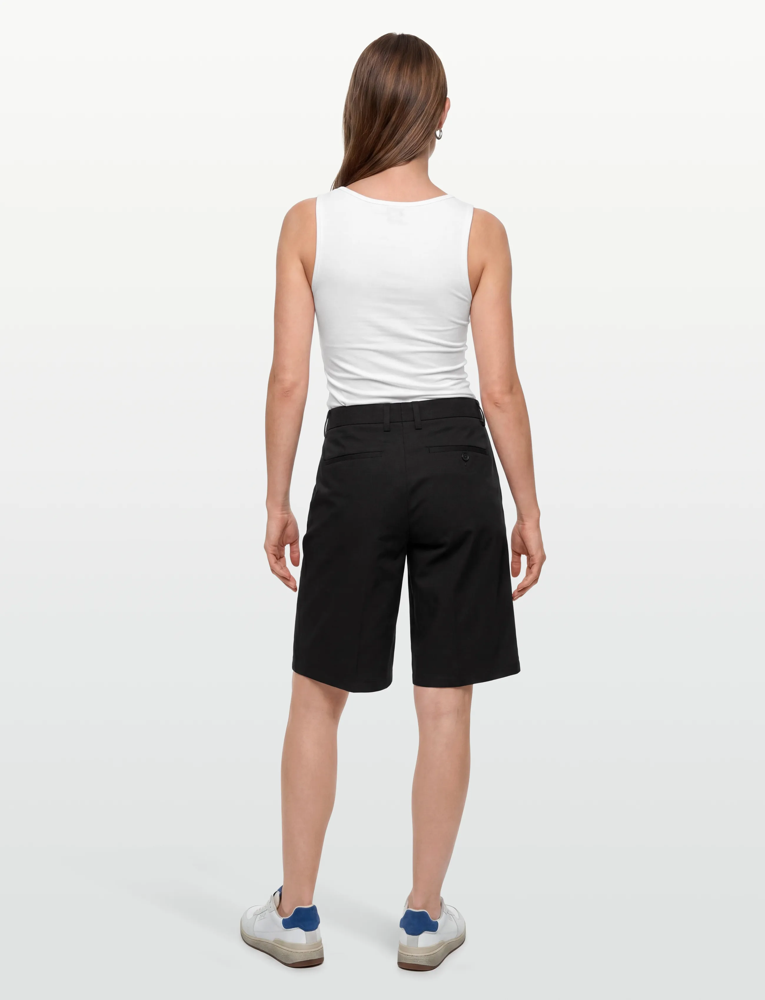 Filippa K - Claire Cotton Shorts - freizeitshorts - black - 4