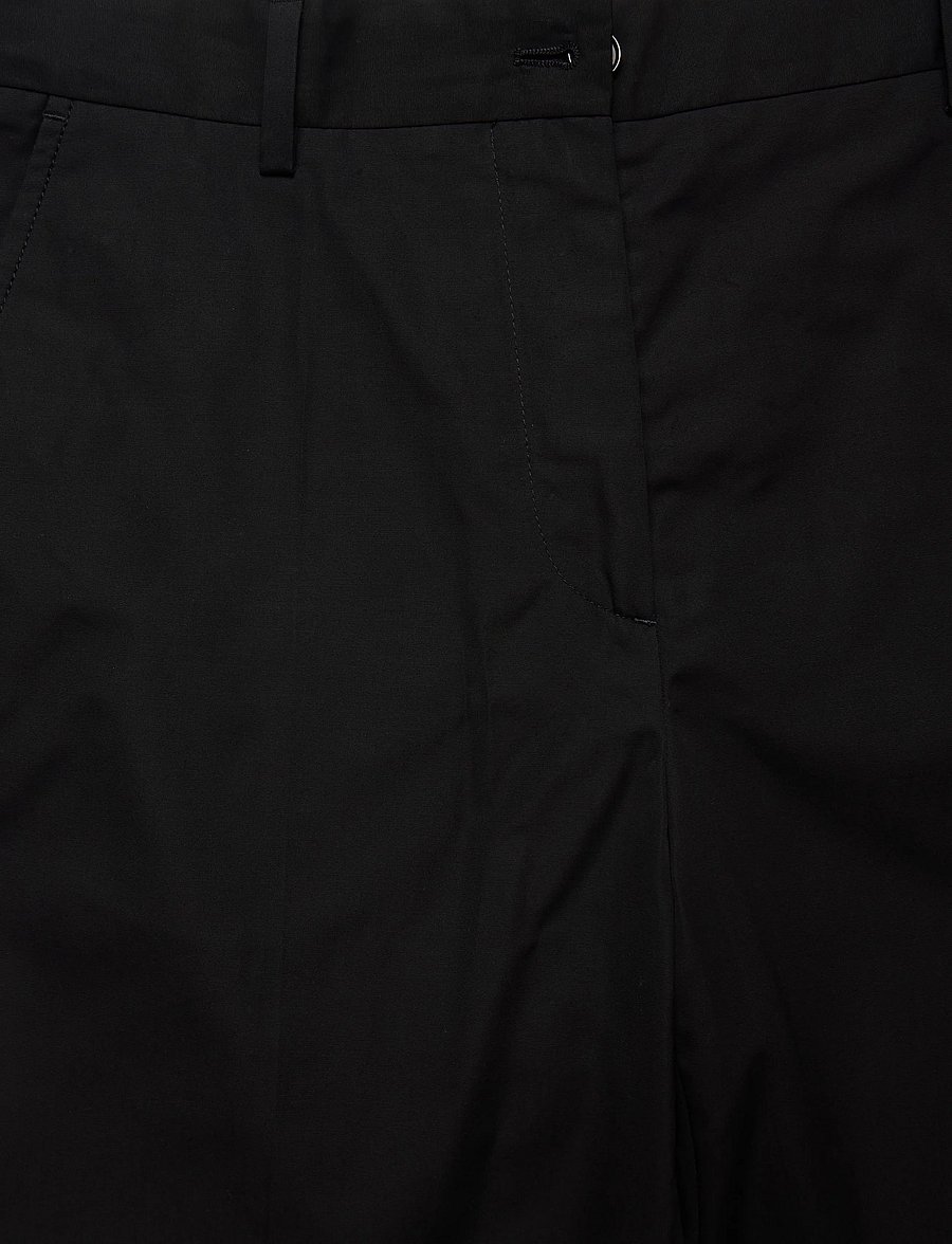 Filippa K - Claire Cotton Shorts - casual shorts - black - 4