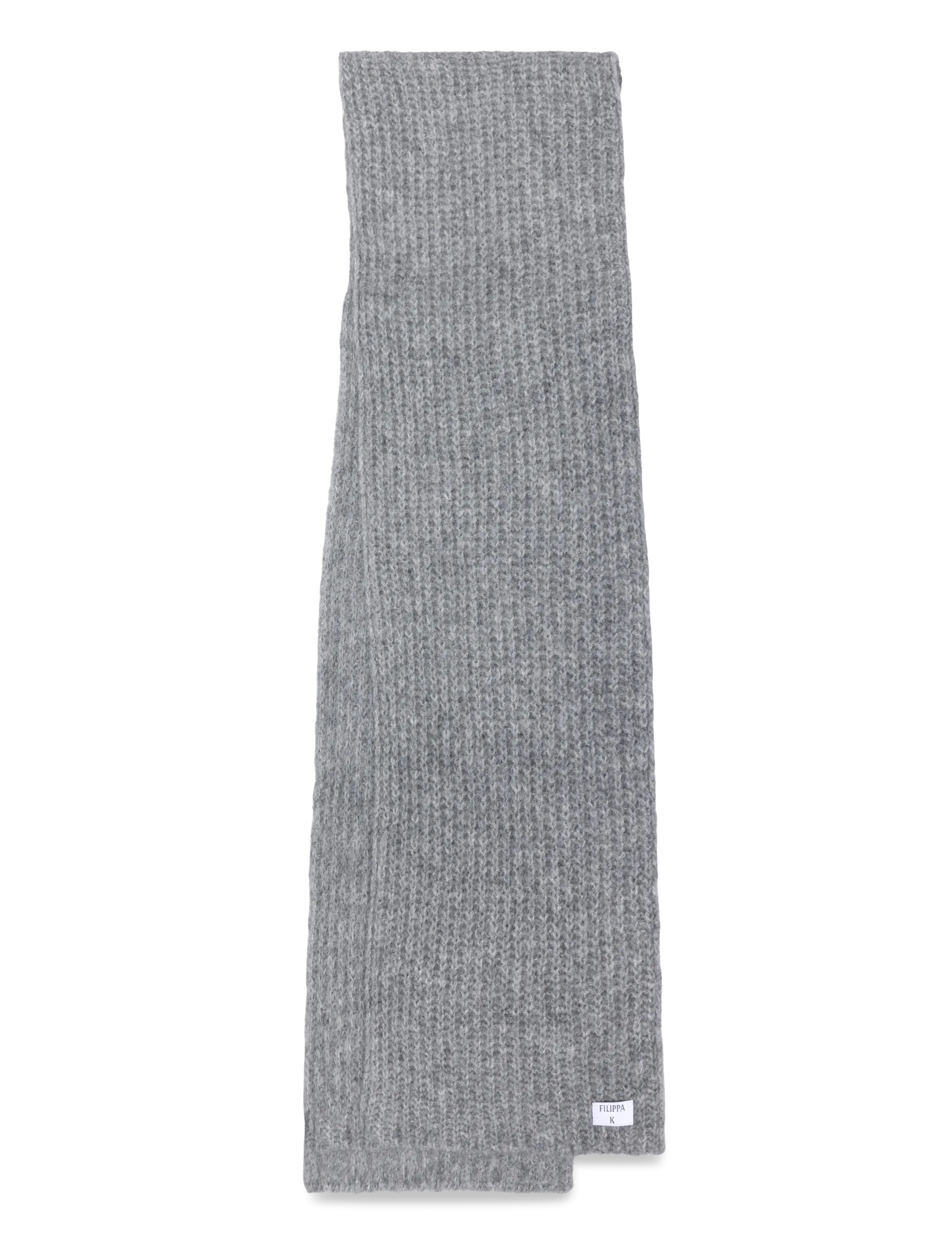 Filippa K Hairy Alpaca Scarf - Accessories - GREY MELANGE / grey