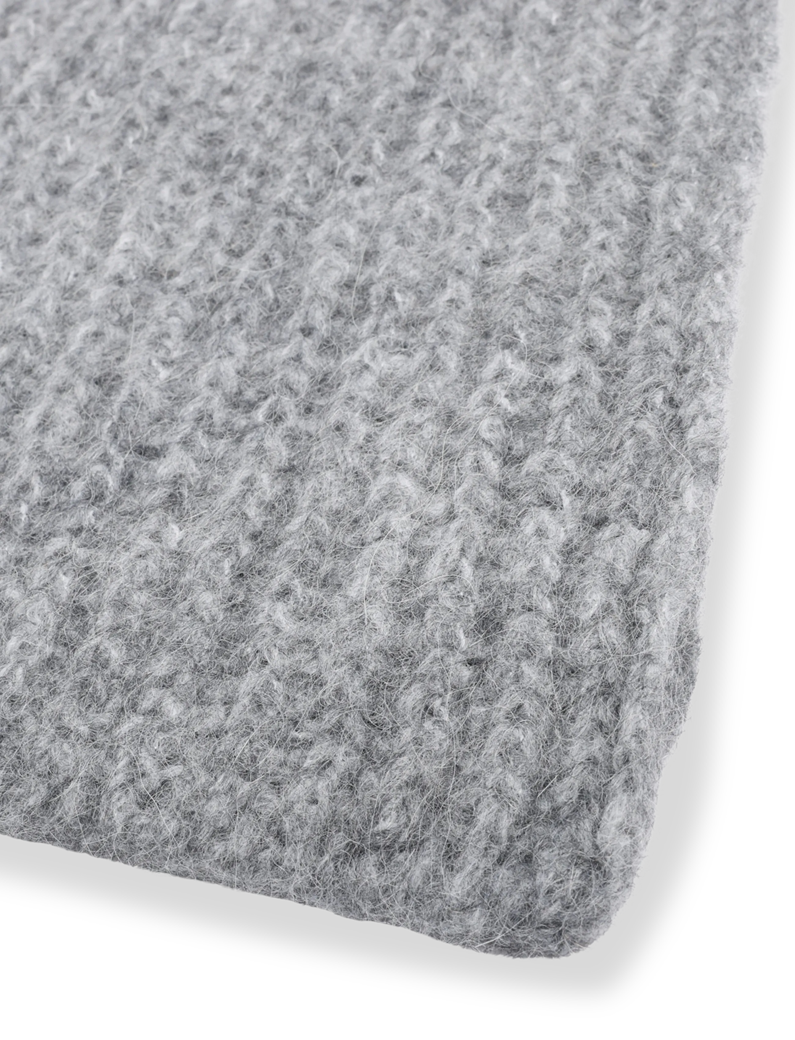 Filippa K - Hairy Alpaca Scarf - halstørklæder - grey melange - 2