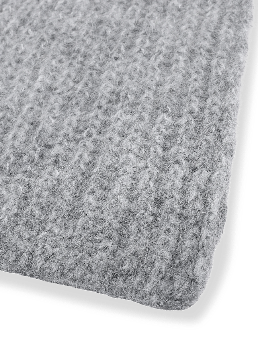Filippa K - Hairy Alpaca Scarf - halstørklæder - grey melange - 2