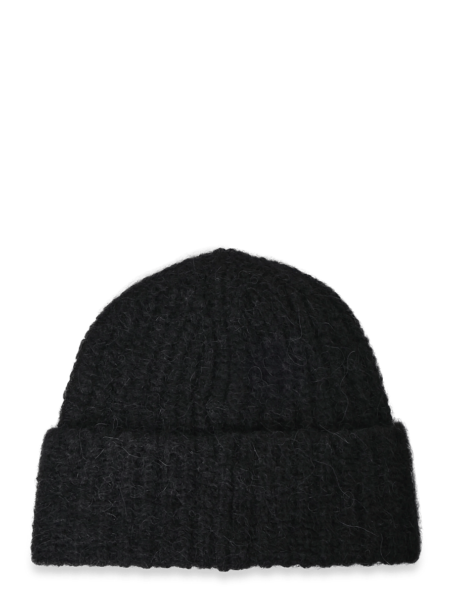 Filippa K - Hairy Alpaca Hat - beanies - black - 1