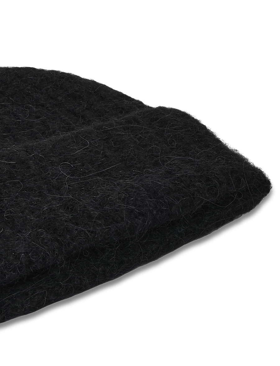 Filippa K - Hairy Alpaca Hat - beanies - black - 2