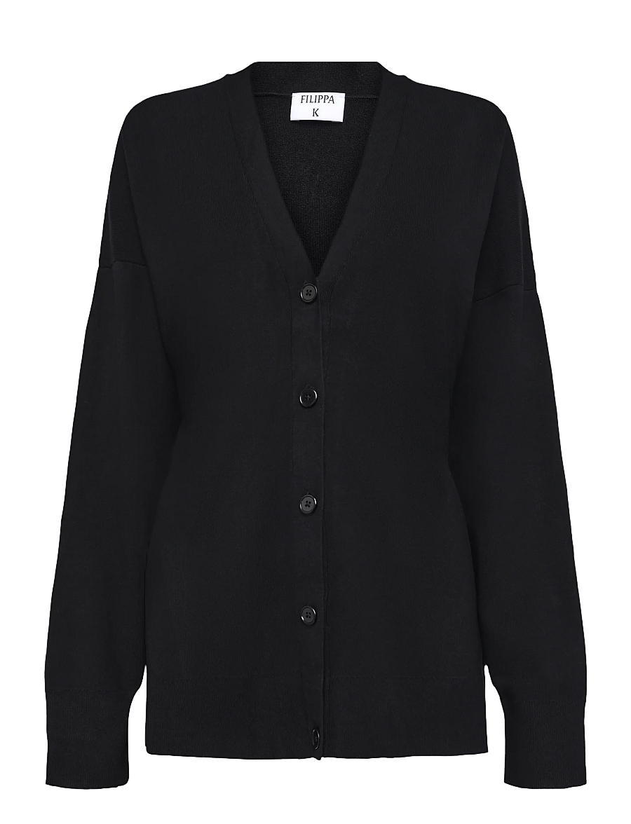 Filippa K - Hourglass Cardigan - cardigans - black - 0