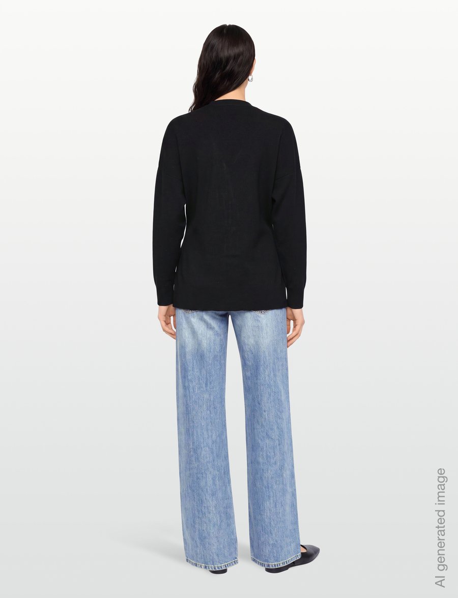 Filippa K - Hourglass Cardigan - strickjacken - black - 4